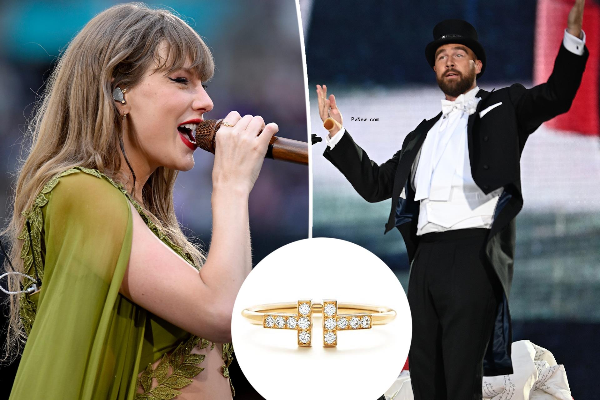 Fans think Taylor Swift hinted at Travis Kelce’s o<i></i>nstage Eras Tour cameo with new ring: ‘Deffo an Easter egg’