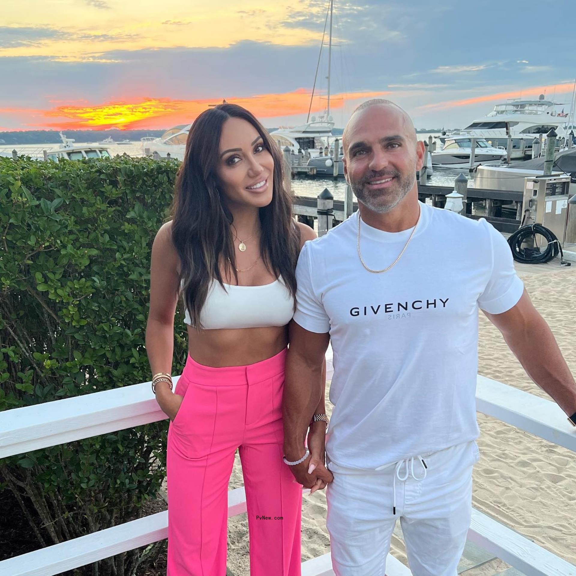 Melissa Gorga and Joe Gorga posing together 