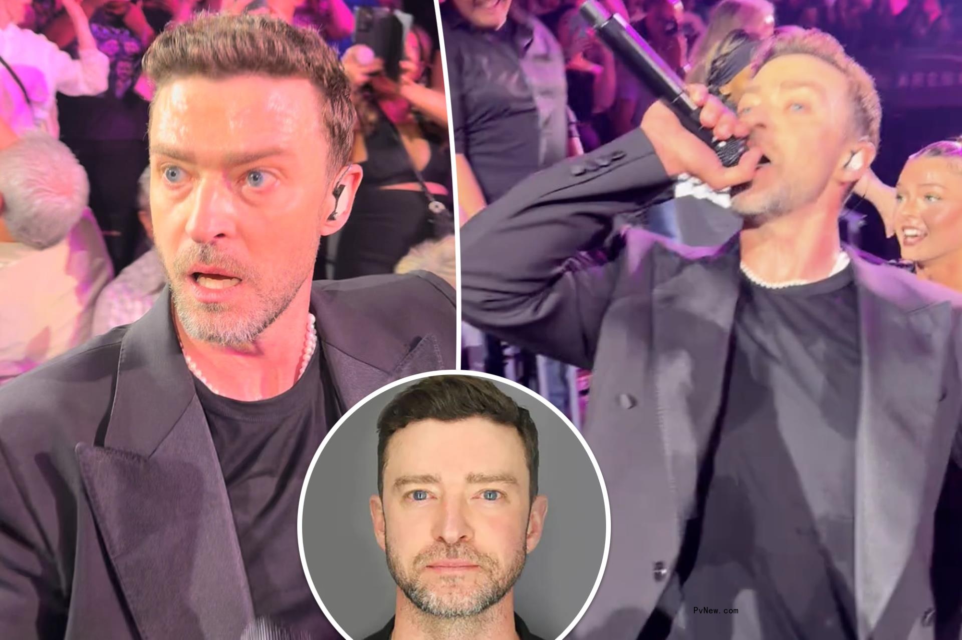 Video of Justin Timberlake with bloodshot eyes at co<i></i>ncert before DWI arrest explained