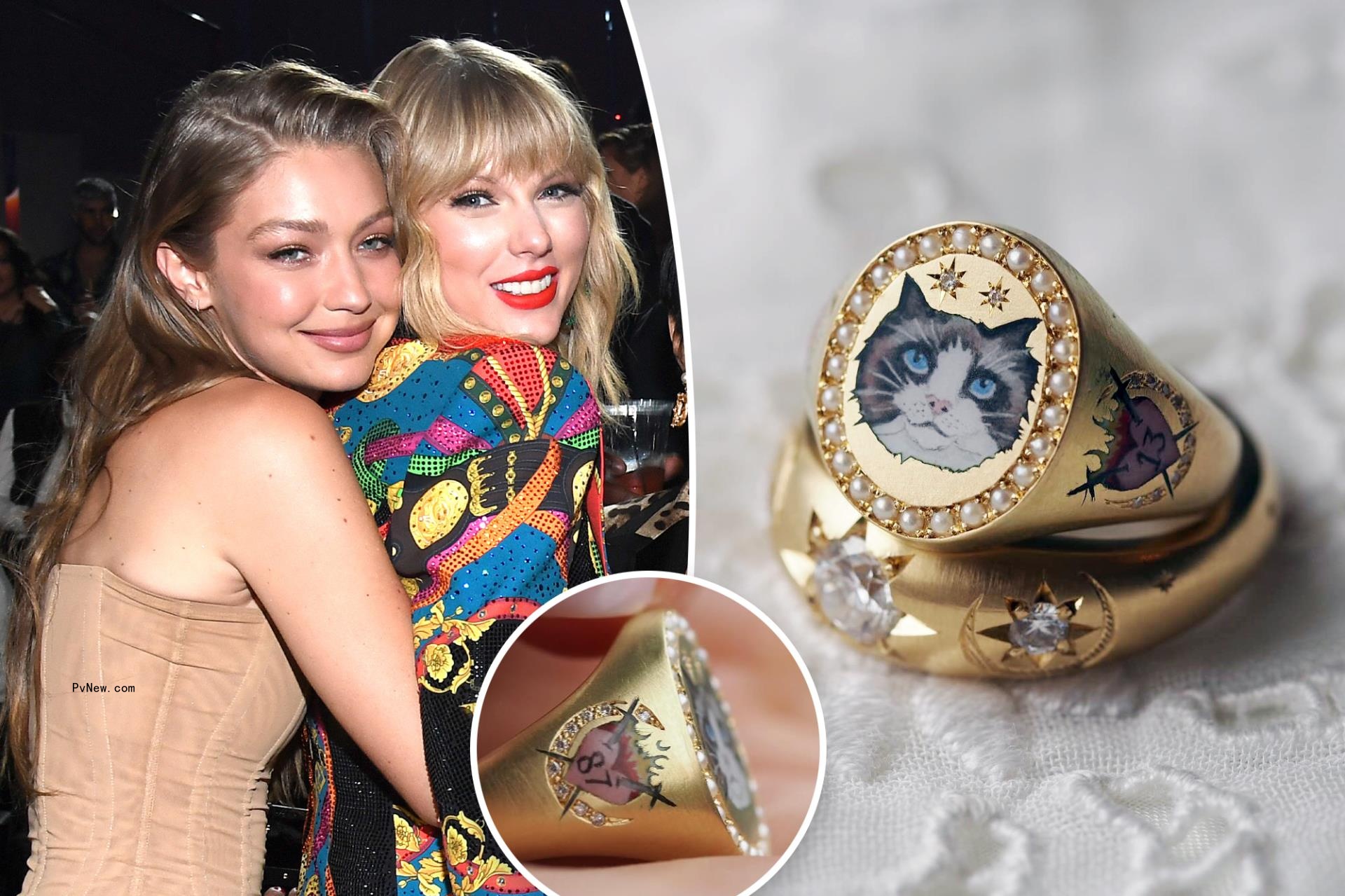 All a<i></i>bout the one-of-a-kind ring Gigi Hadid gave Taylor Swift ‘to keep her favorite things close’