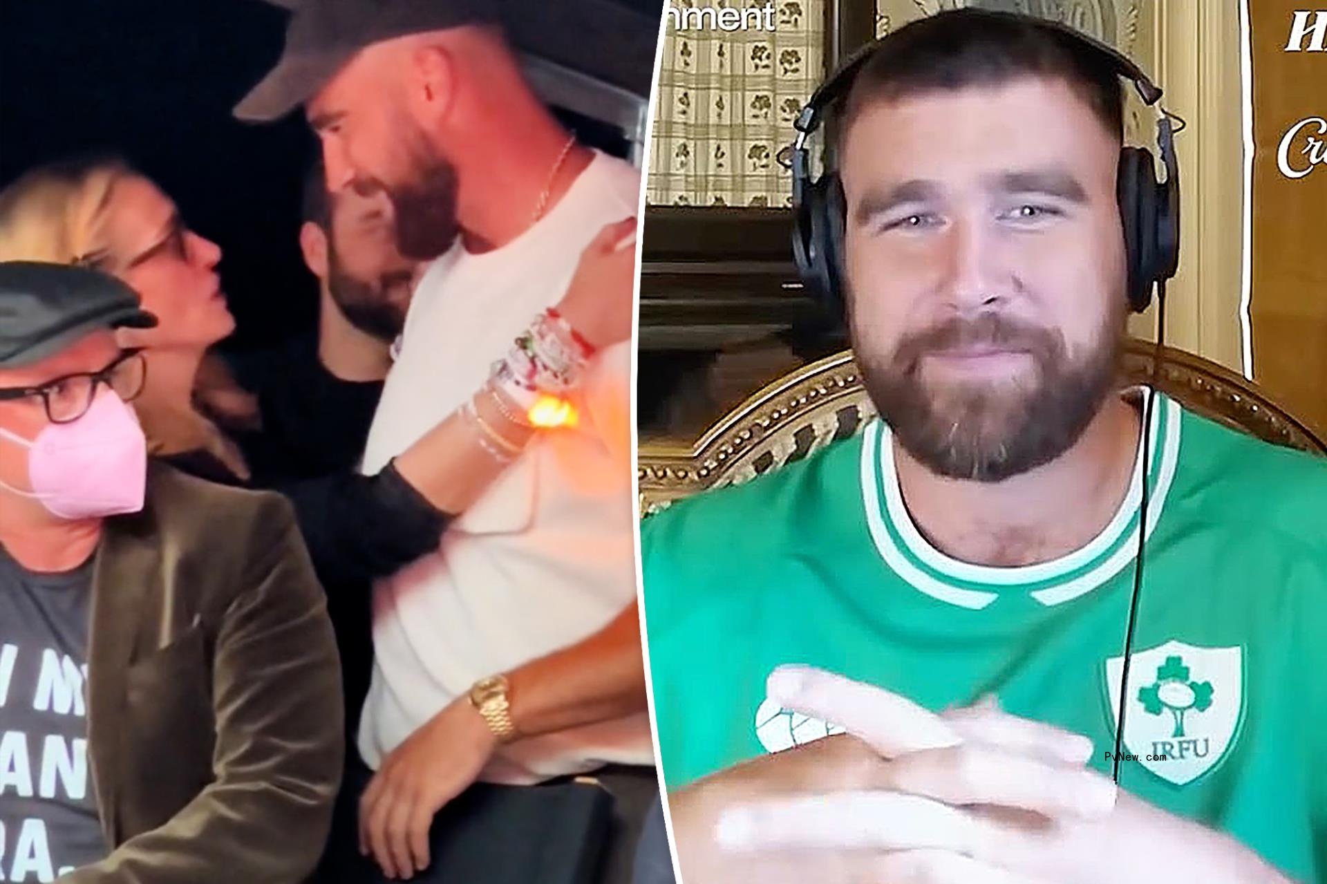 Julia Roberts and Travis Kelce