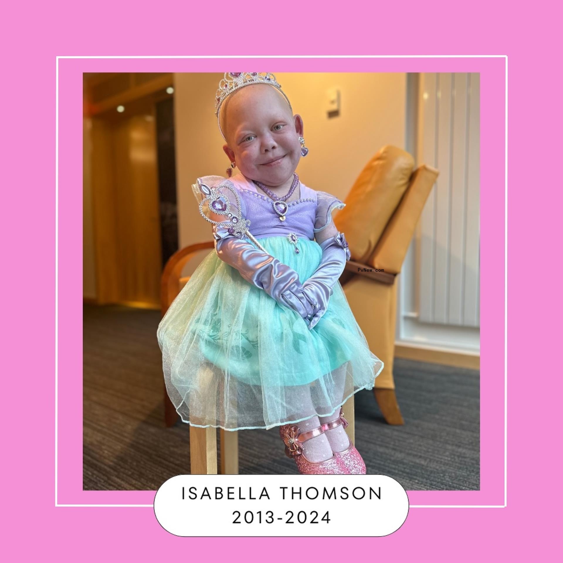 tiktok star bella brave (isabella thomson) sitting in a chair