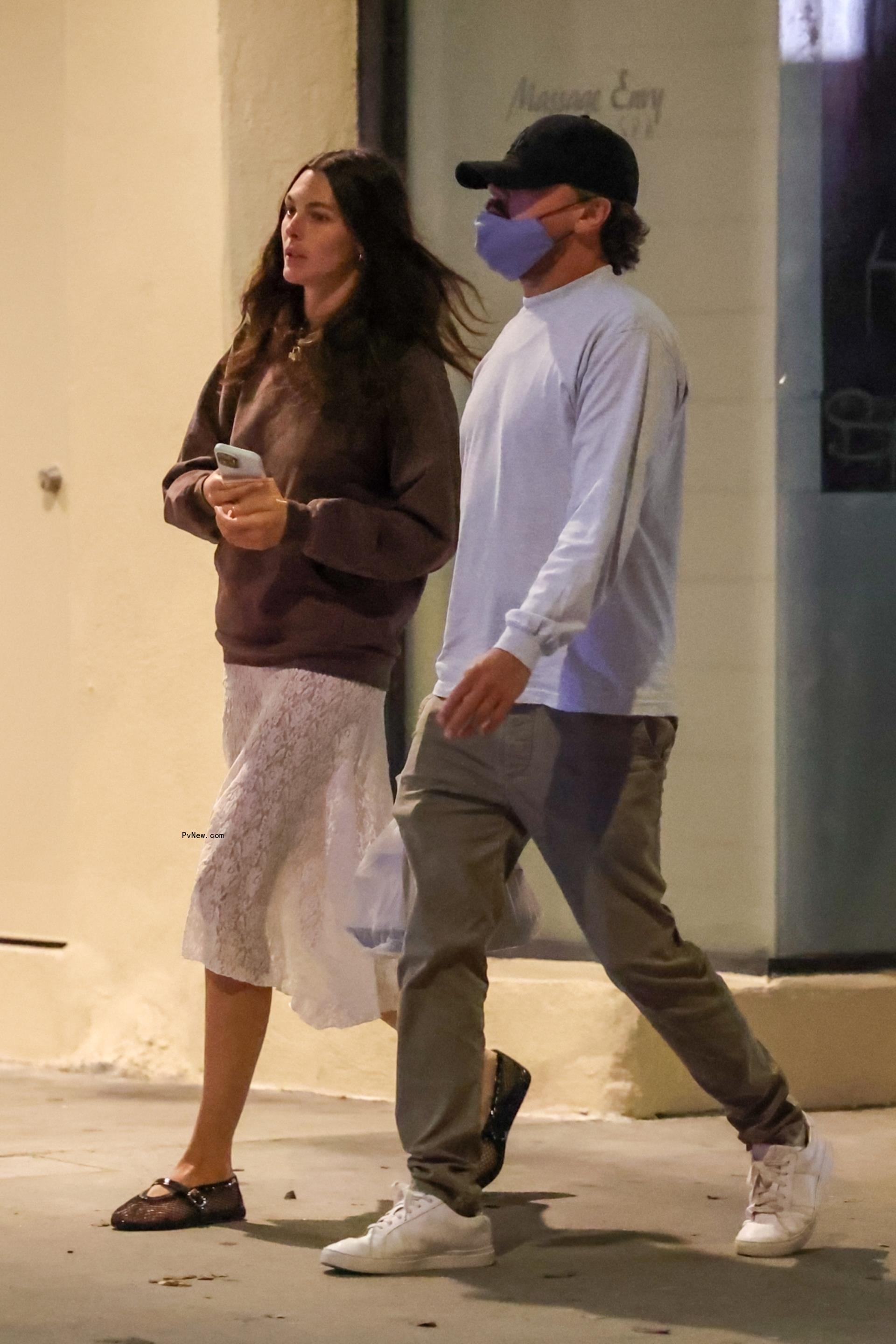 Leo<i></i>nardo DiCaprio and Vittoria Ceretti in Los Angeles. 