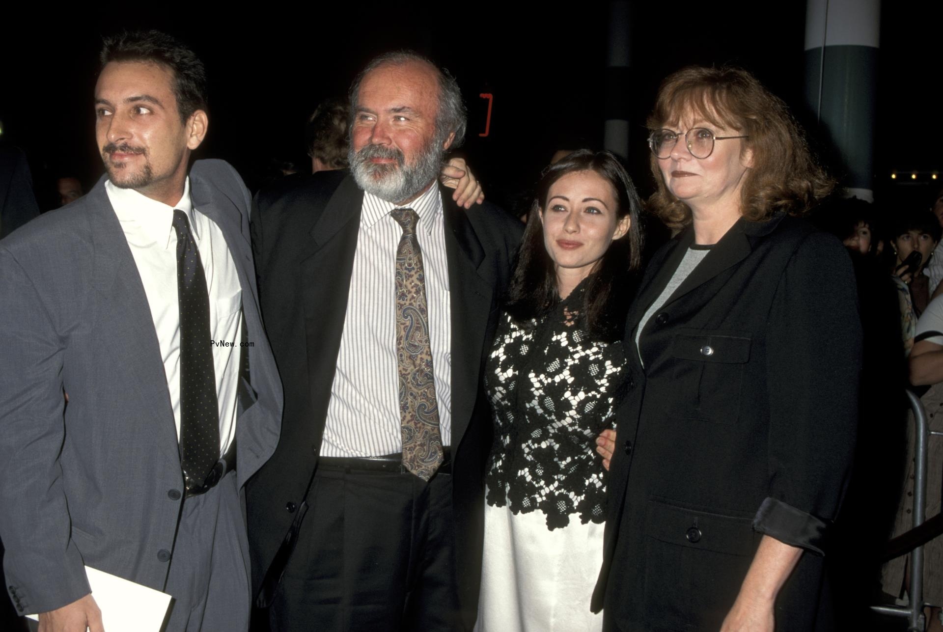 Shannen Doherty and her dad Bob