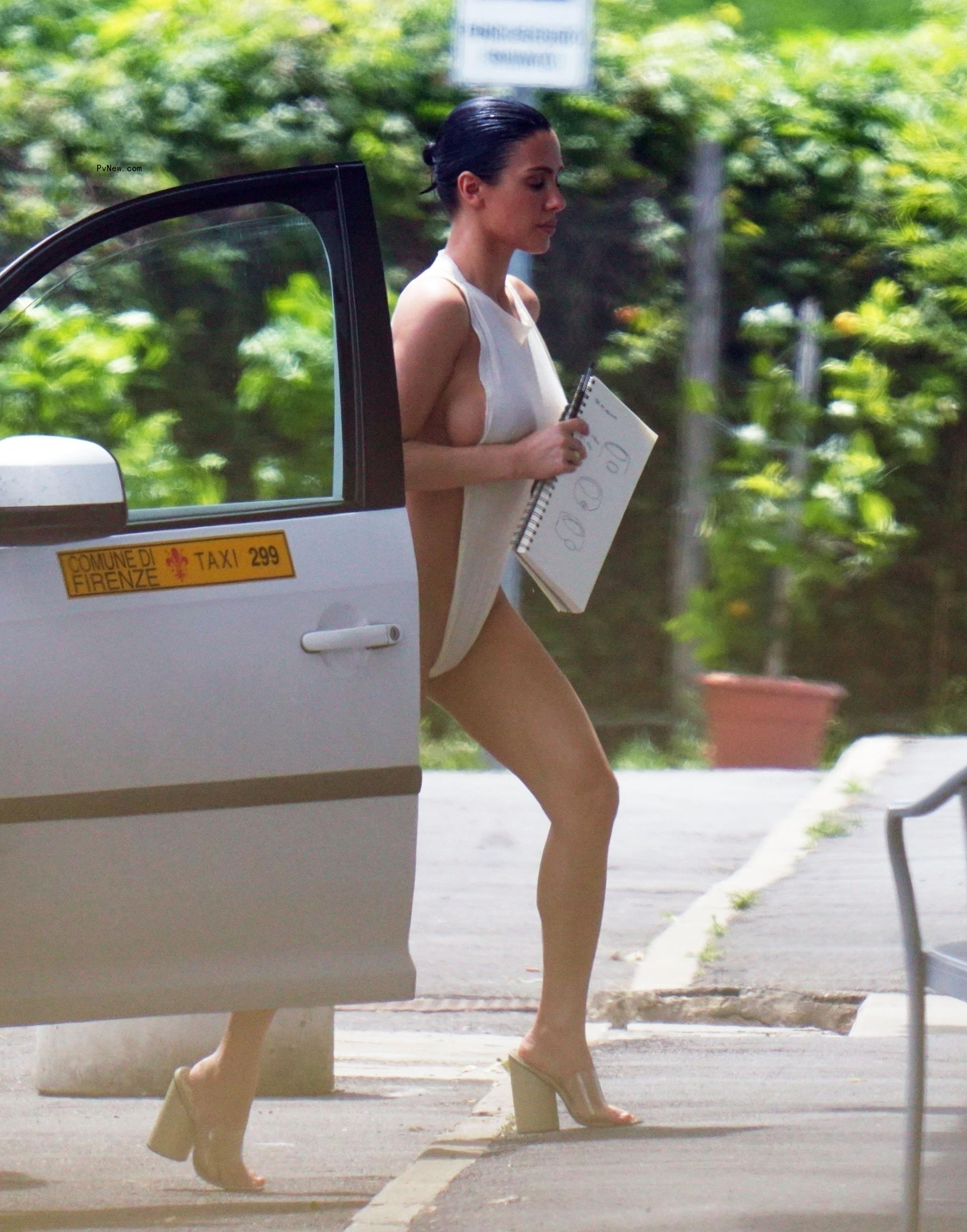 Bianca Censori walking