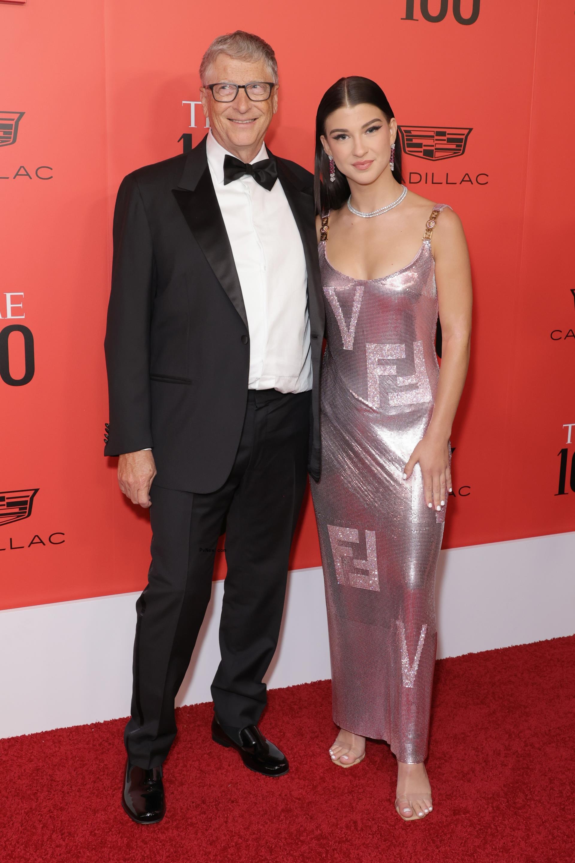 Bill Gates and Phoebe Gates at the 2022 TIME100 Gala.
