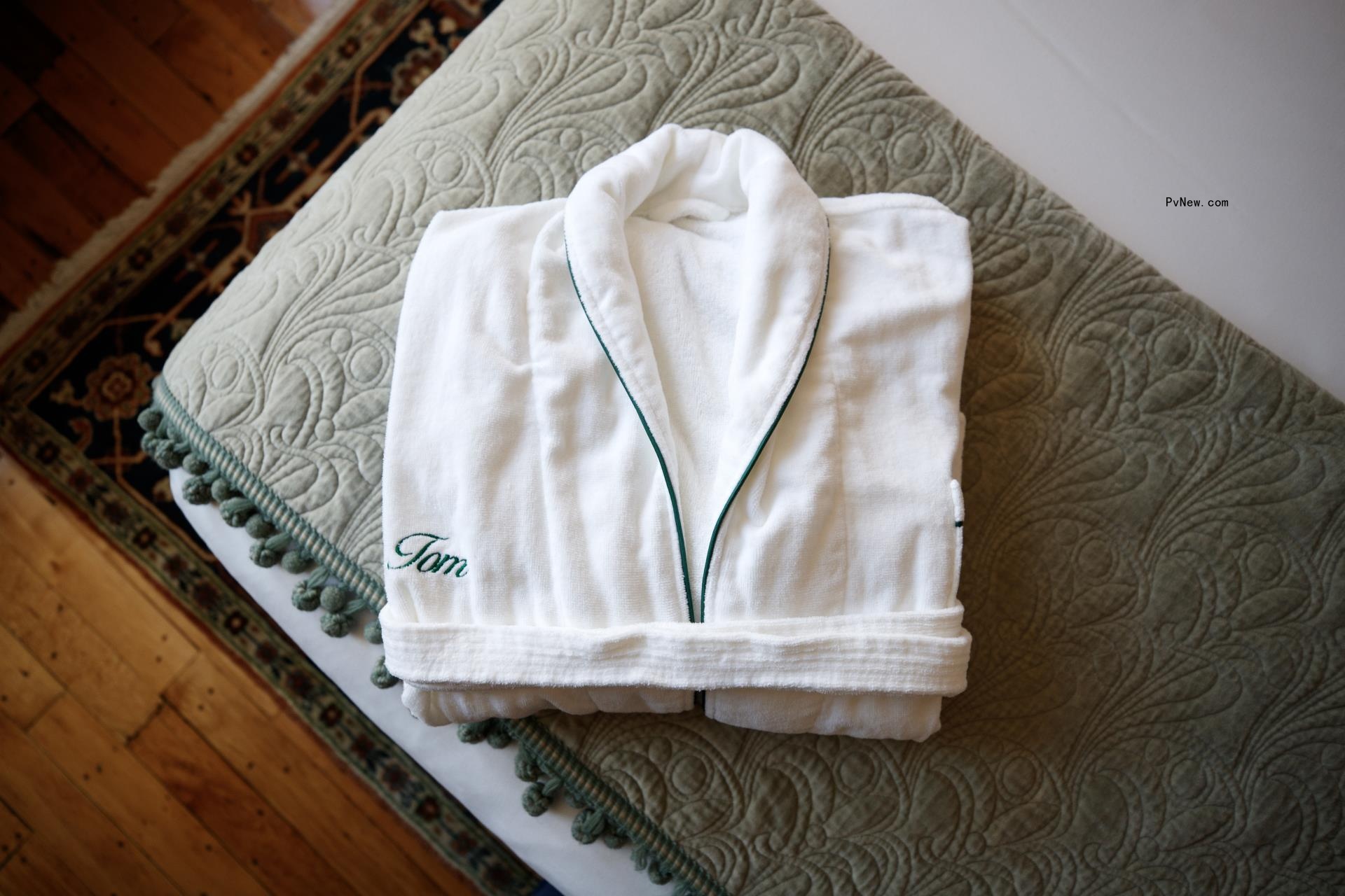 A robe at The Broadway Suite at The Ned Nomad.