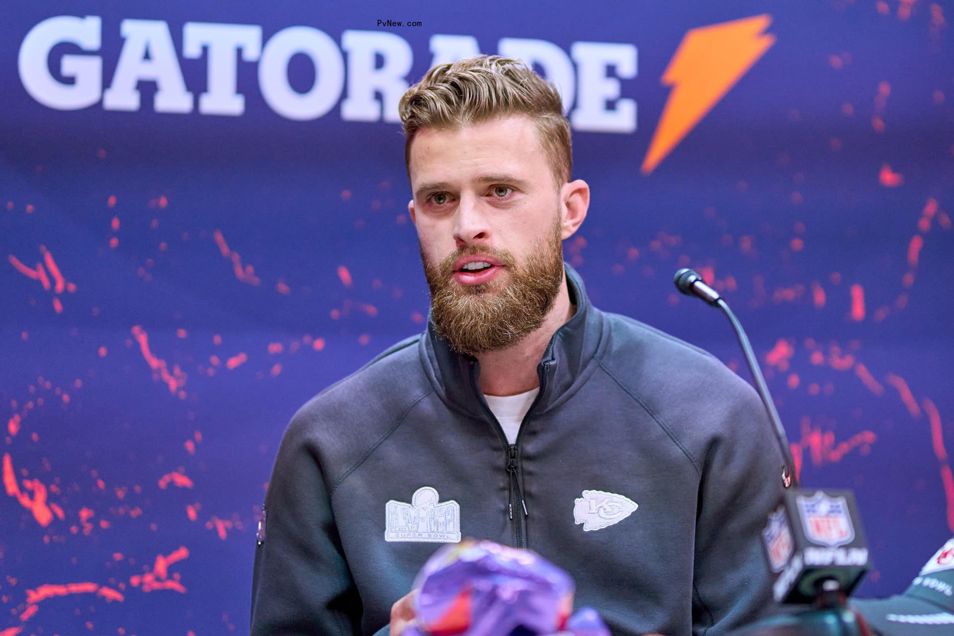 Harrison Butker press co<i></i>nference photo