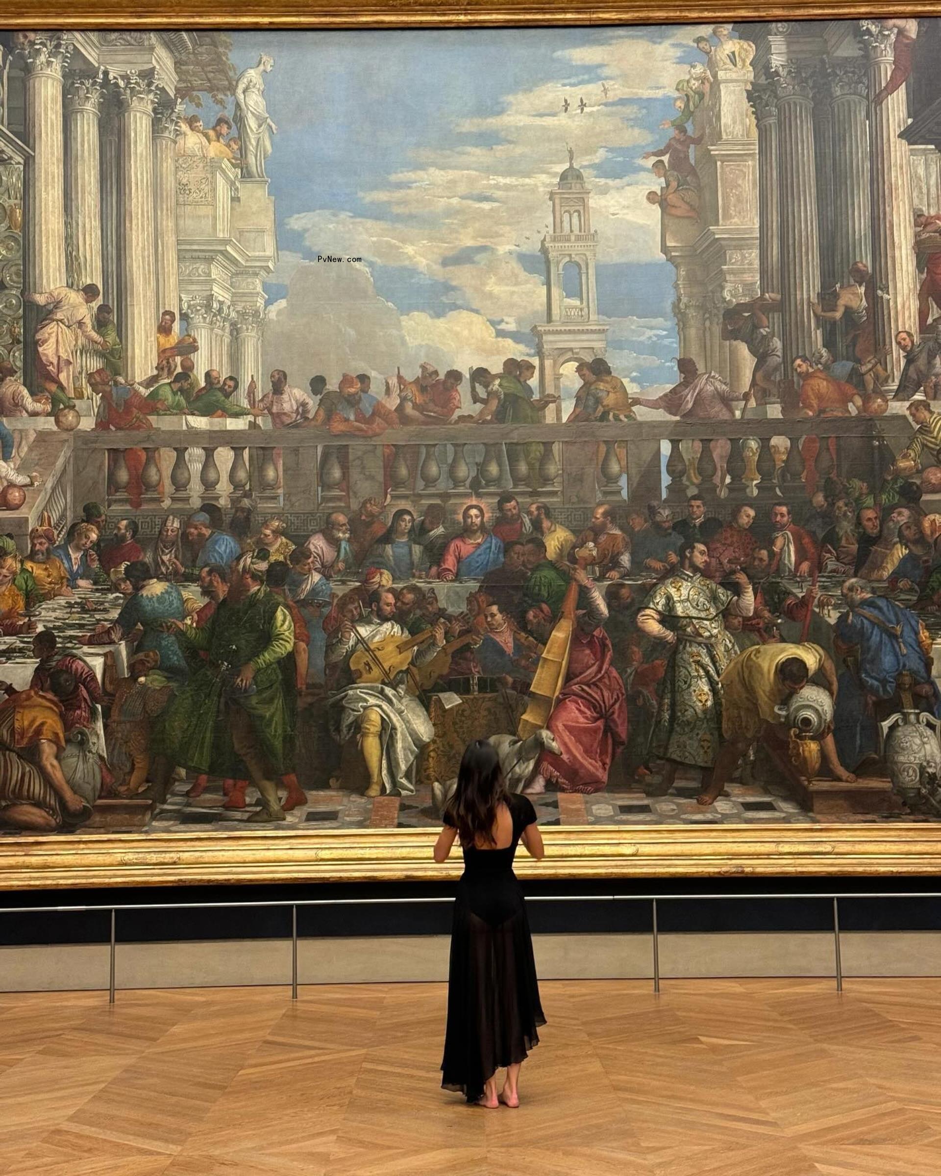 Kendall Jenner at the Louvre.