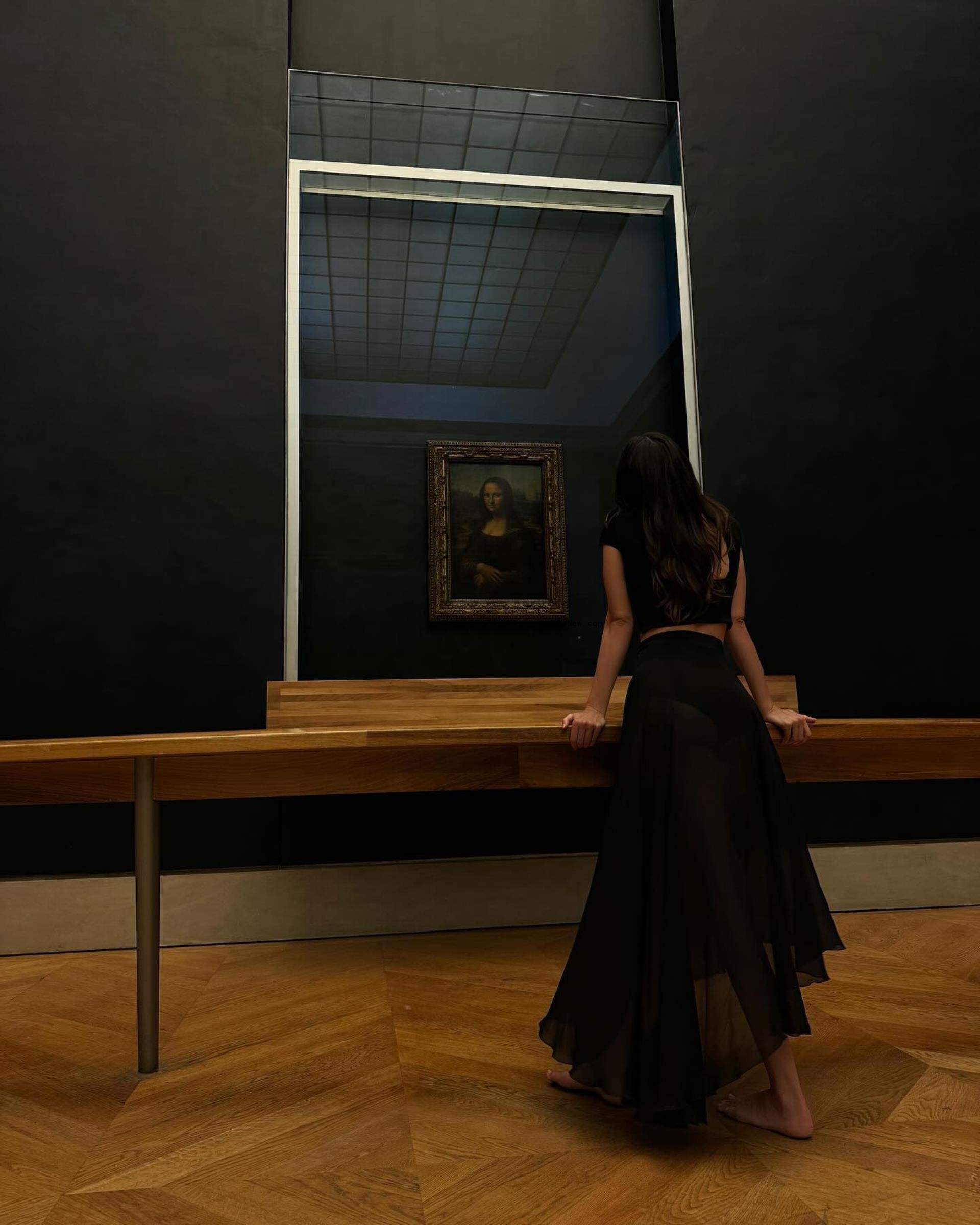 Kendall Jenner at the Louvre.