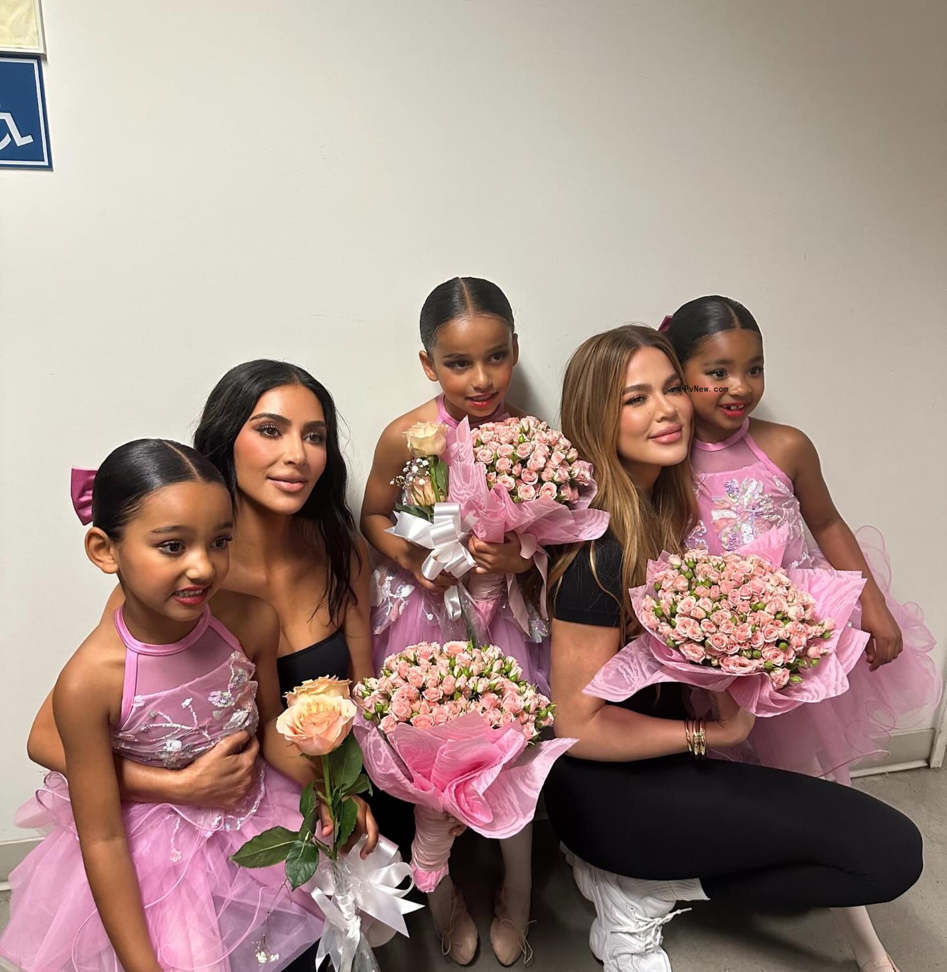 Kim Kardashian, Khloé Kardashian and kids