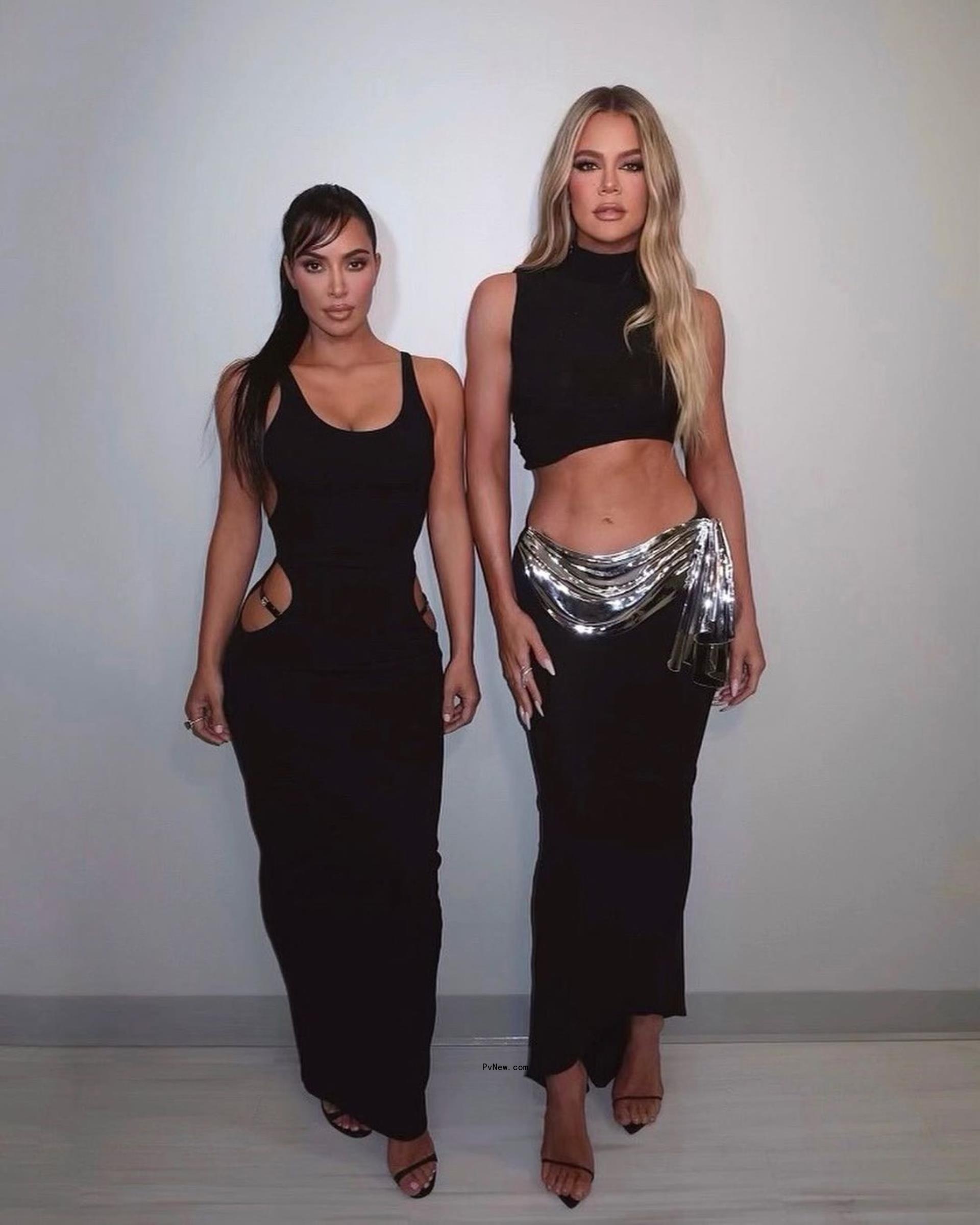 Kim Kardashian and Khloé Kardashian