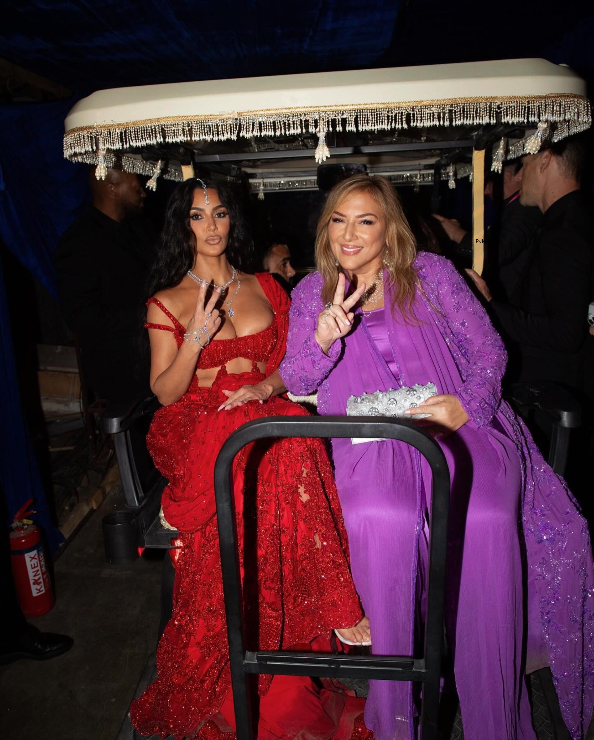 Kim Kardsahian and Lorraine Schwartz