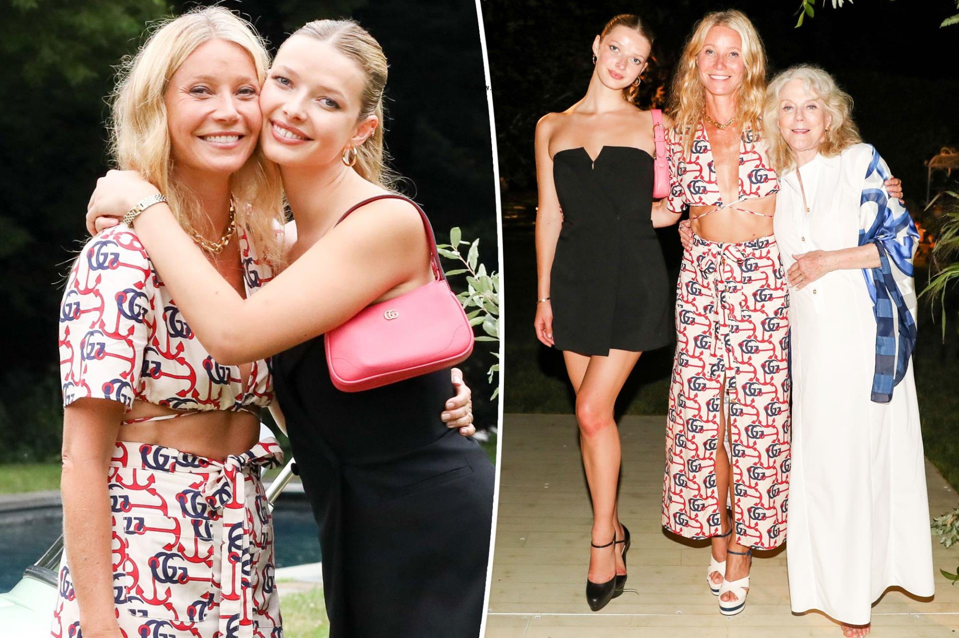 Gwyneth Paltrow, Blythe Danner and Apple Martin