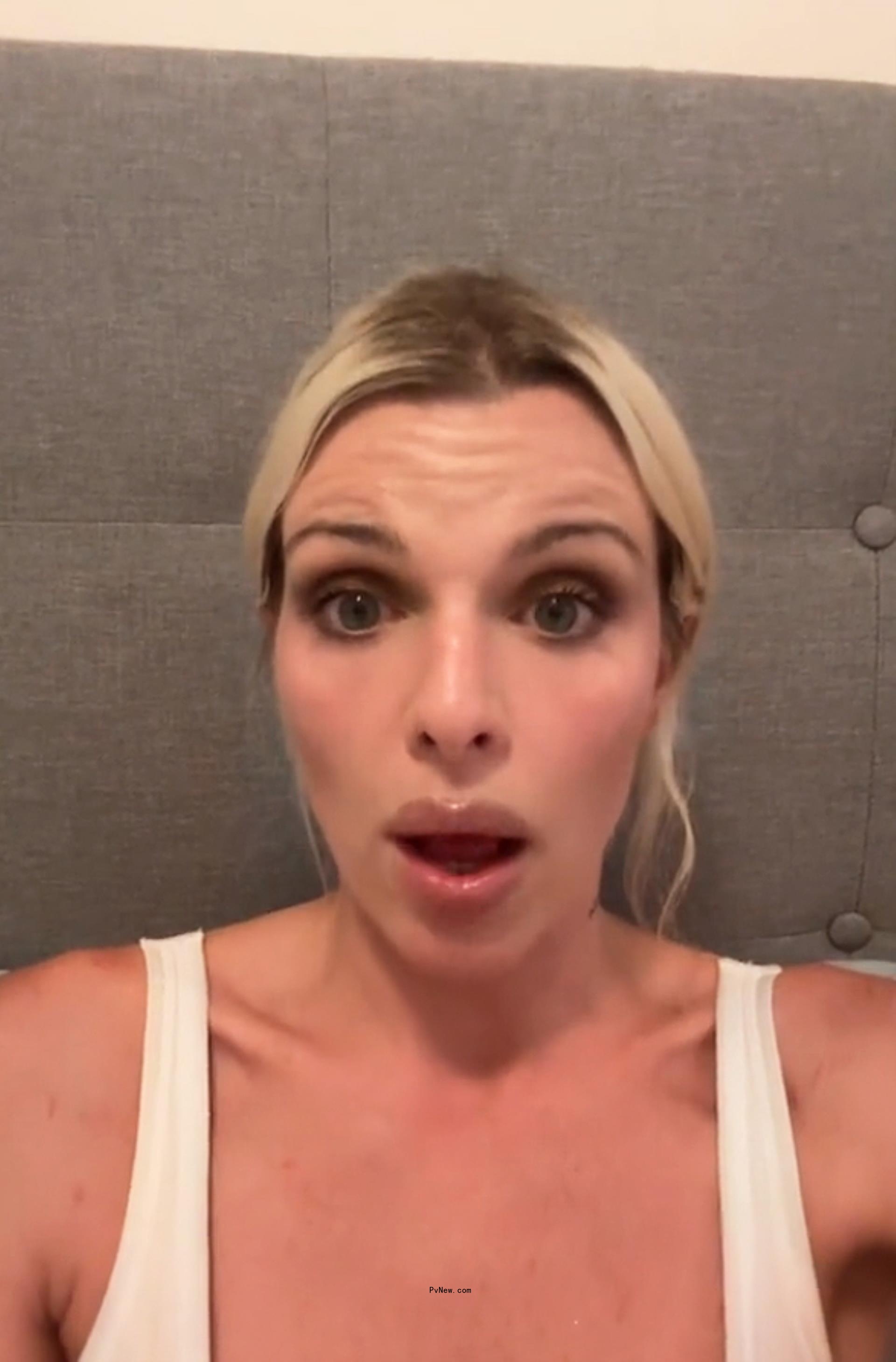 Julia Fox talking in a TikTok video.