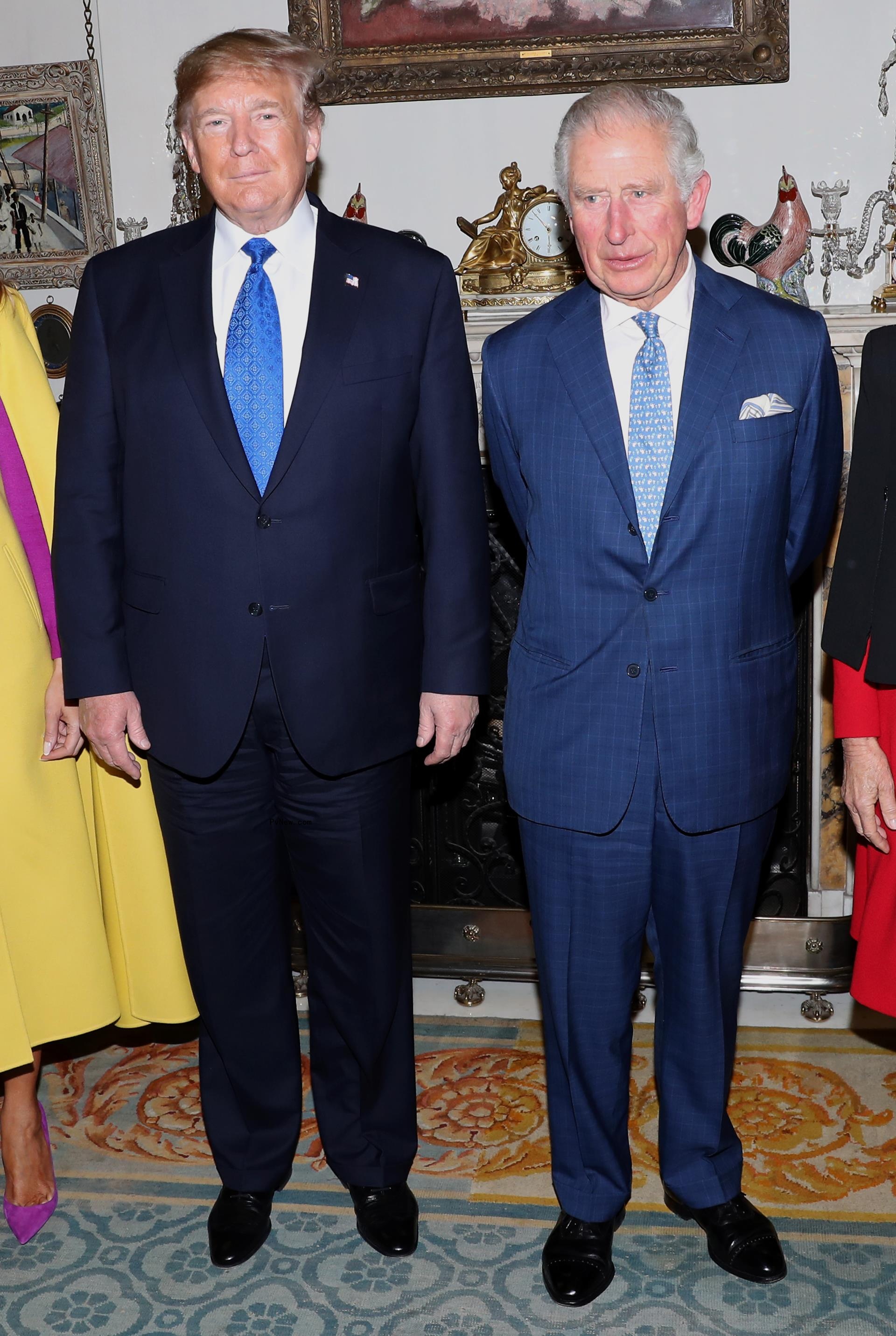 Do<i></i>nald Trump and King Charles in Lo<i></i>ndon in 2019.