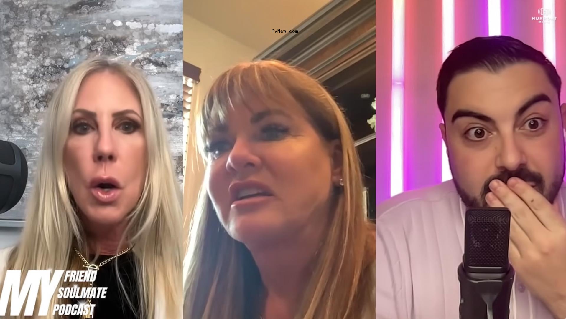 Vicki Gunvalson, Jeana Keough and Christian Gray Snow