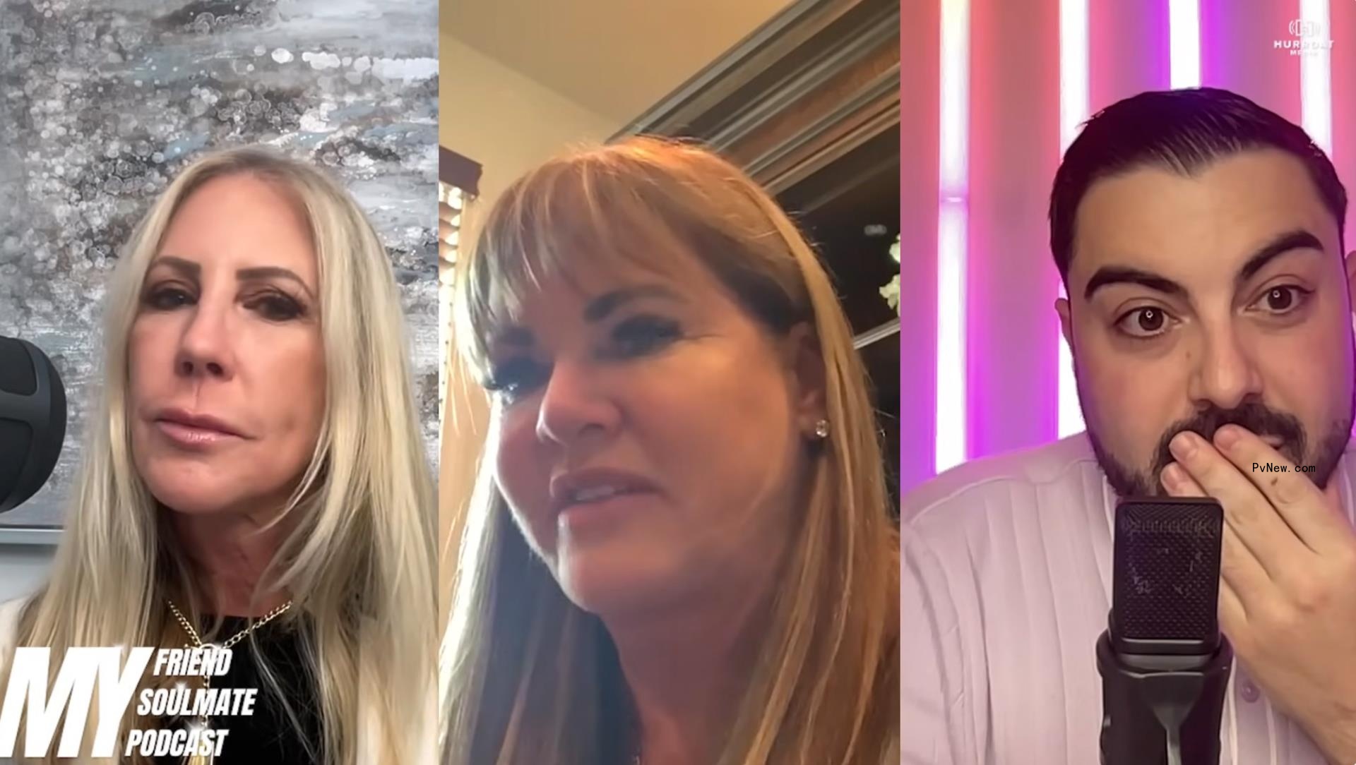 Vicki Gunvalson, Jeana Keough and Christian Gray Snow
