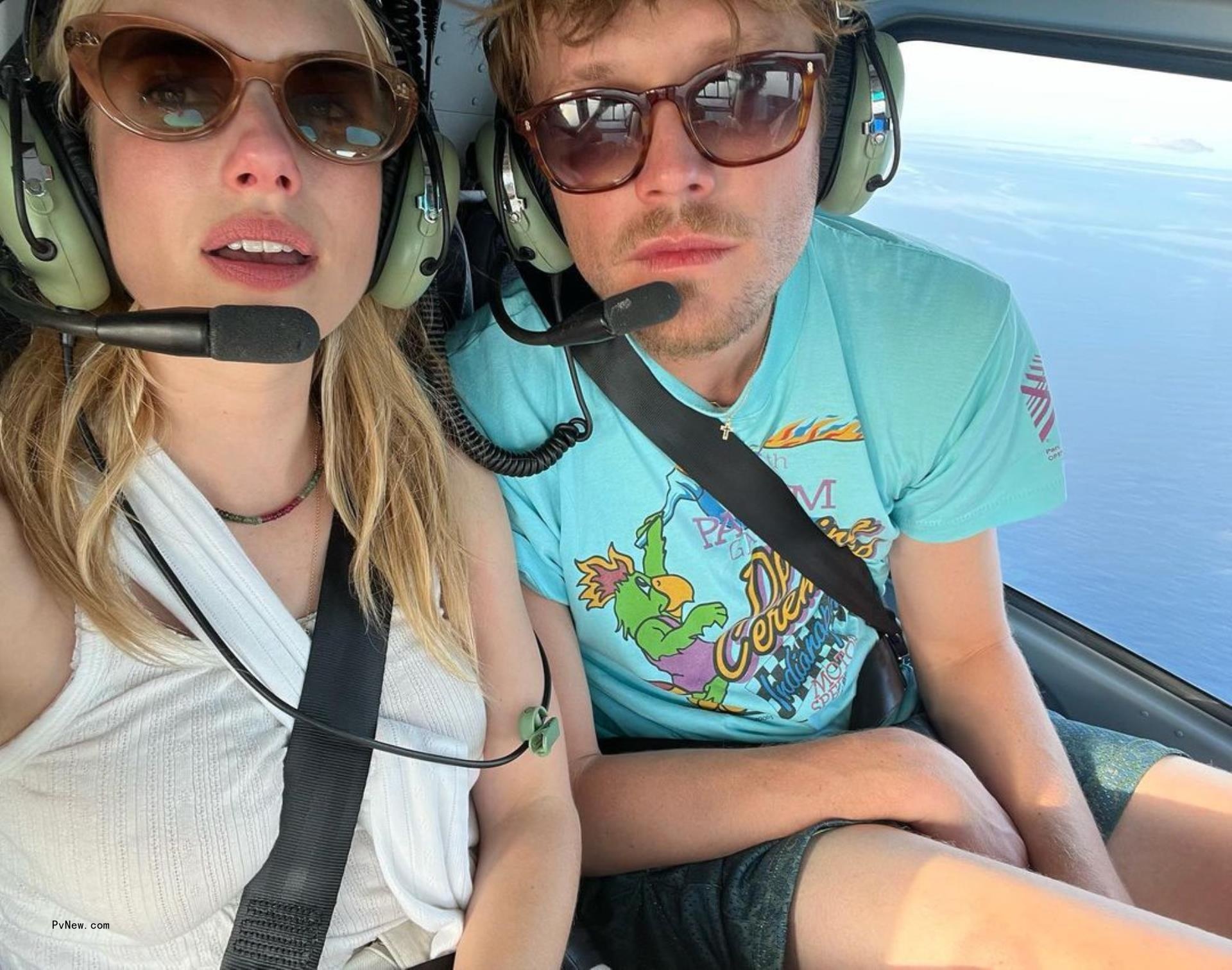 Emma Roberts and Cody John