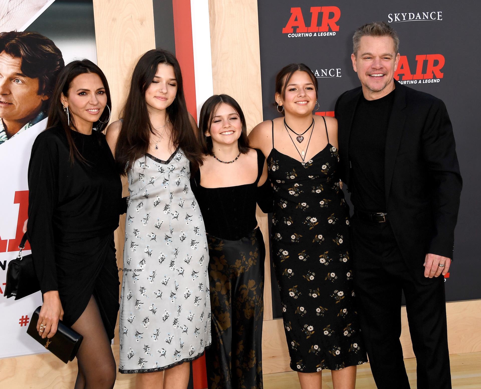 Matt Damon and Luciana Barroso