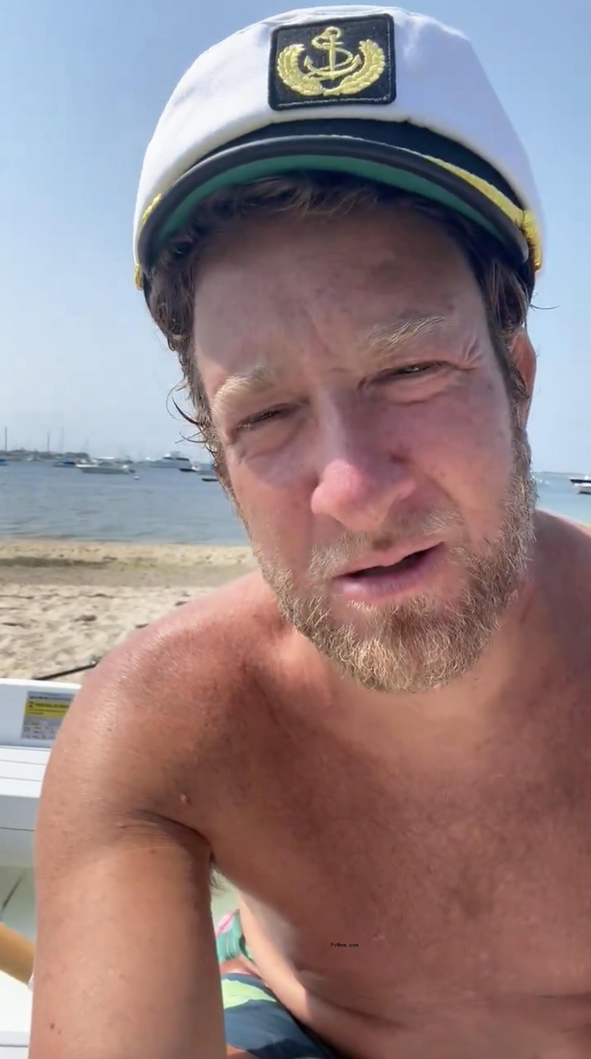 Dave Portnoy talking in a selfie video