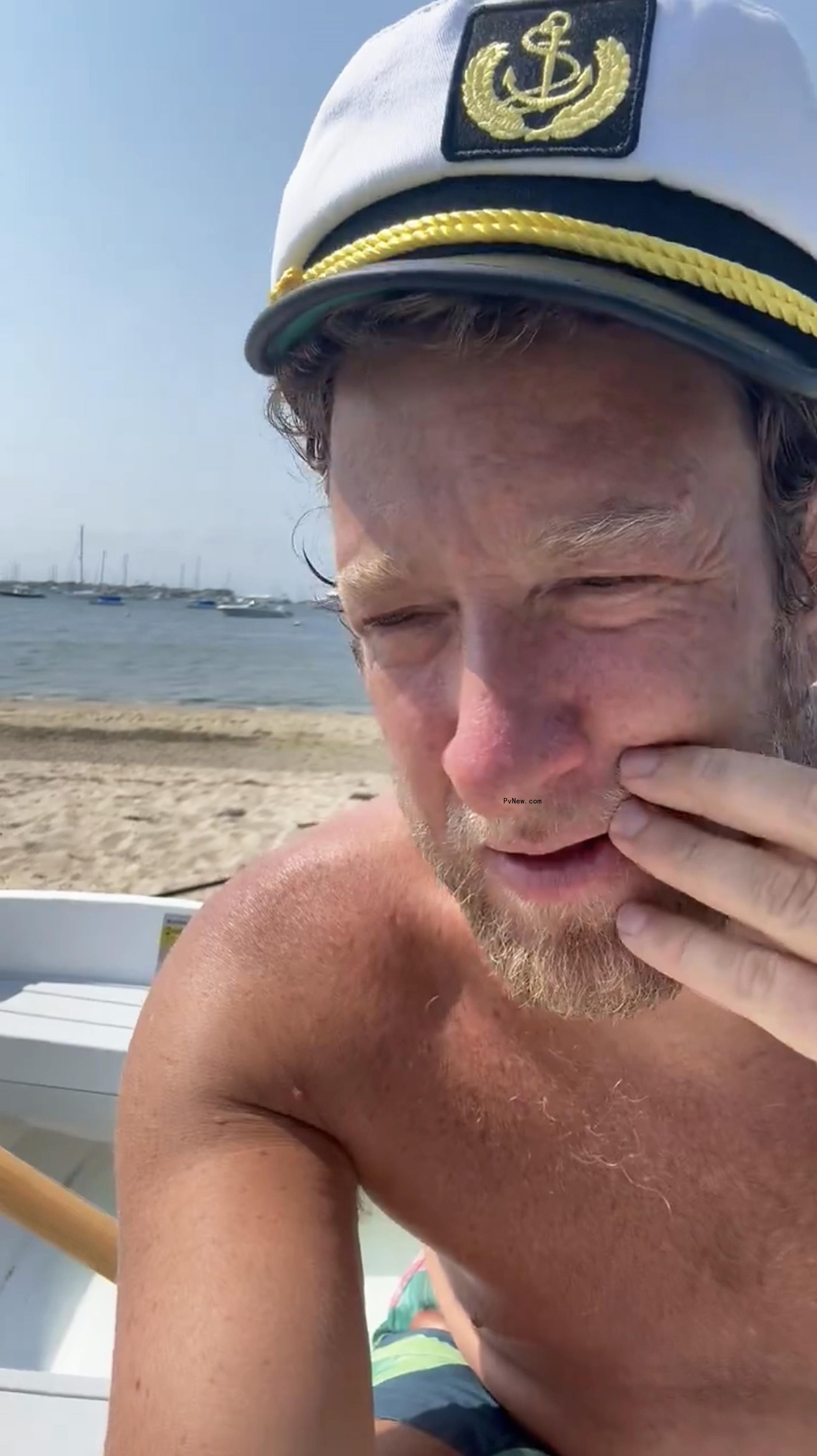 Dave Portnoy talking in a selfie video