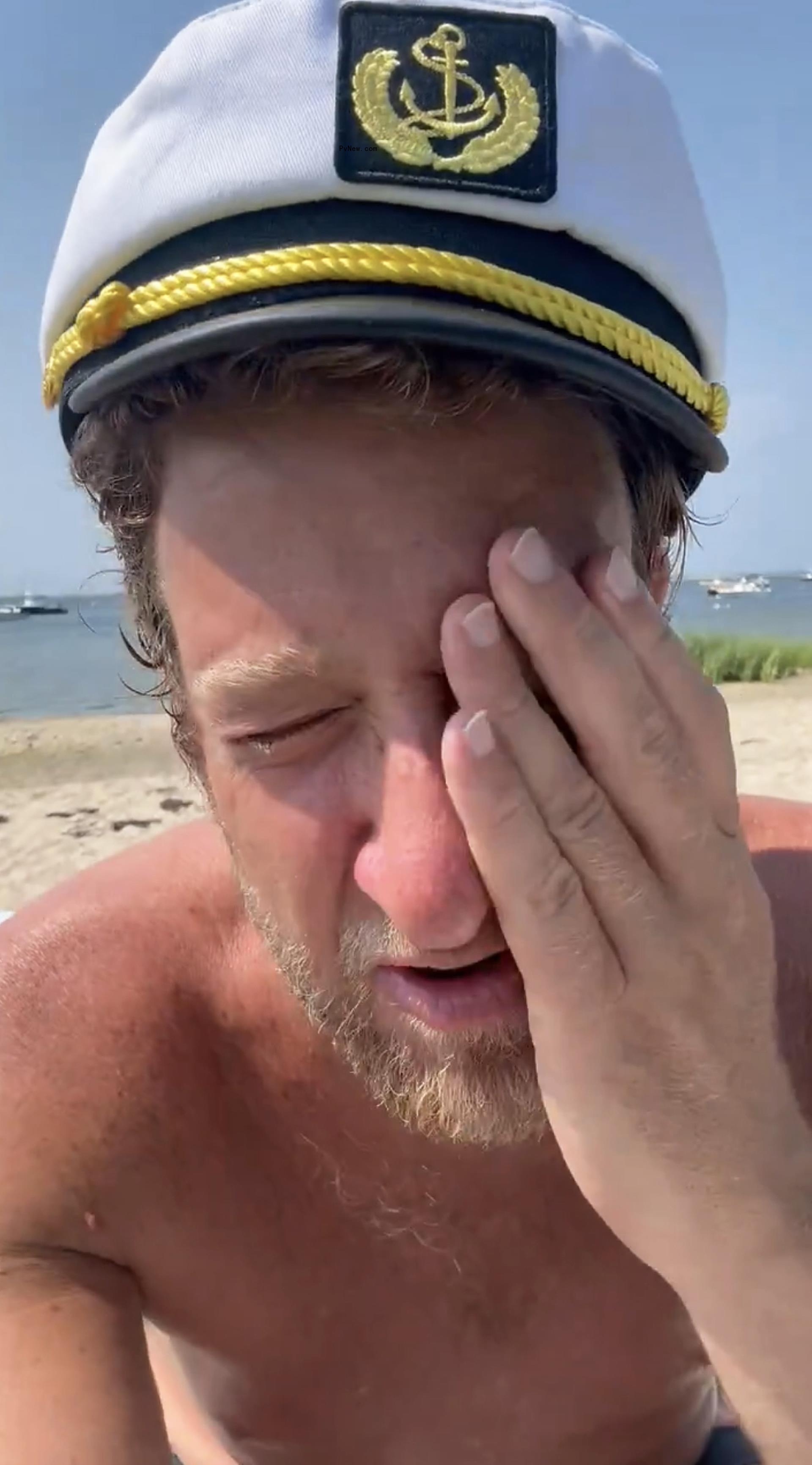 Dave Portnoy talking in a selfie video