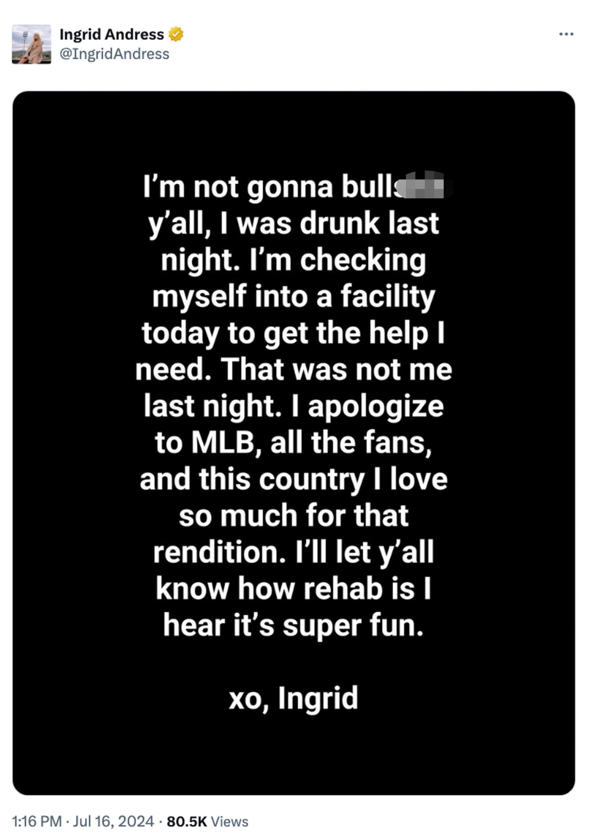 Ingrid Andress' post.