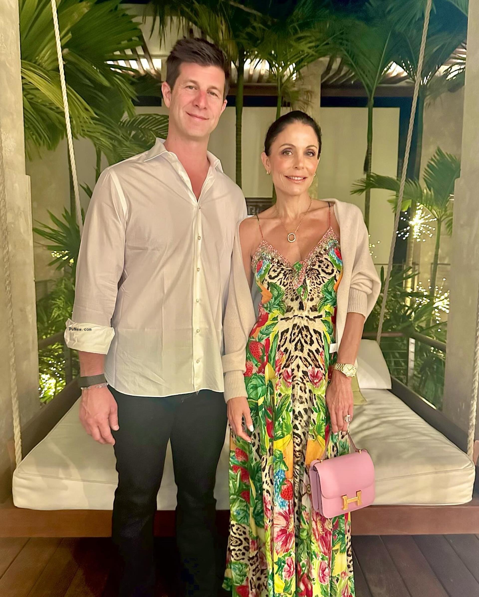 Bethenny Frankel and Paul Bernon on vacation.