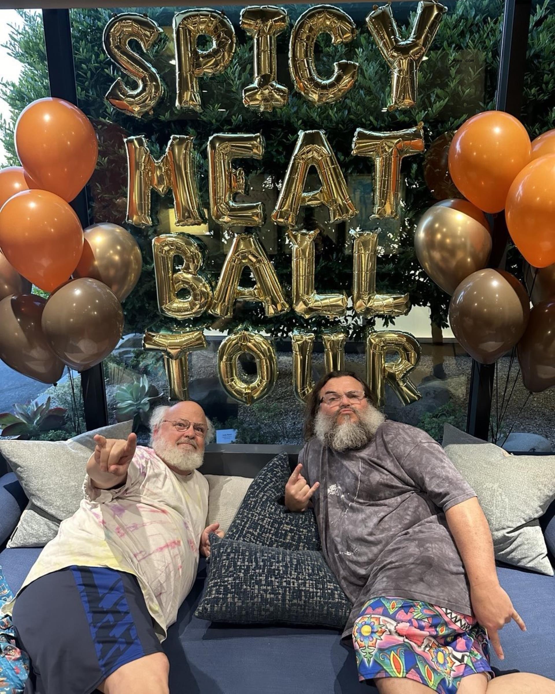 Kyle Gass and Jack Black.