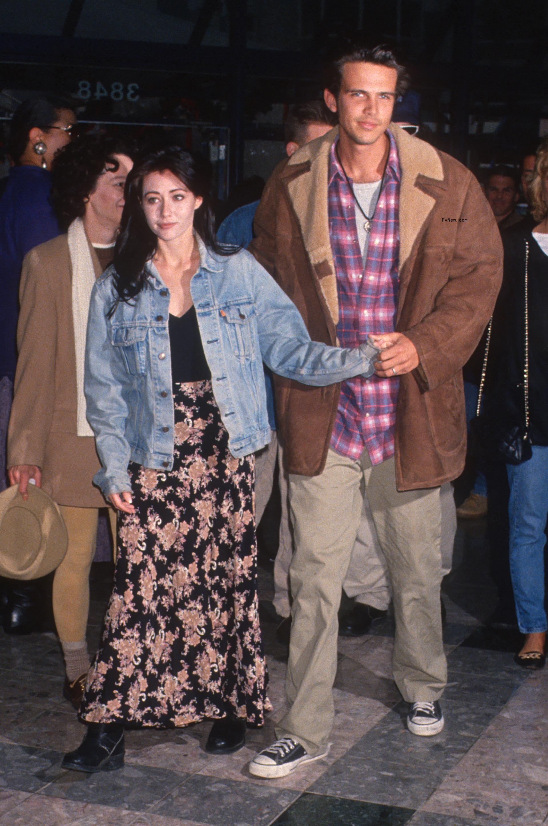 Ashley Hamilton and Shannen Doherty