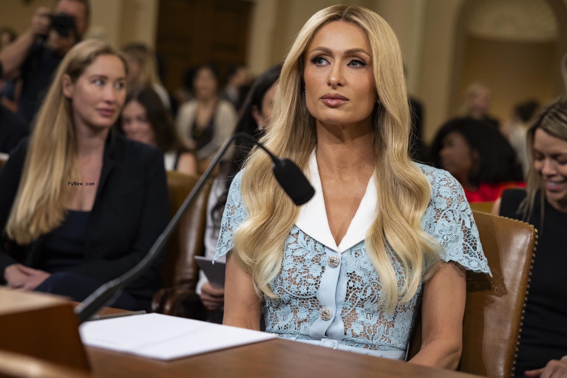 Paris Hilton at Capitol Hill.