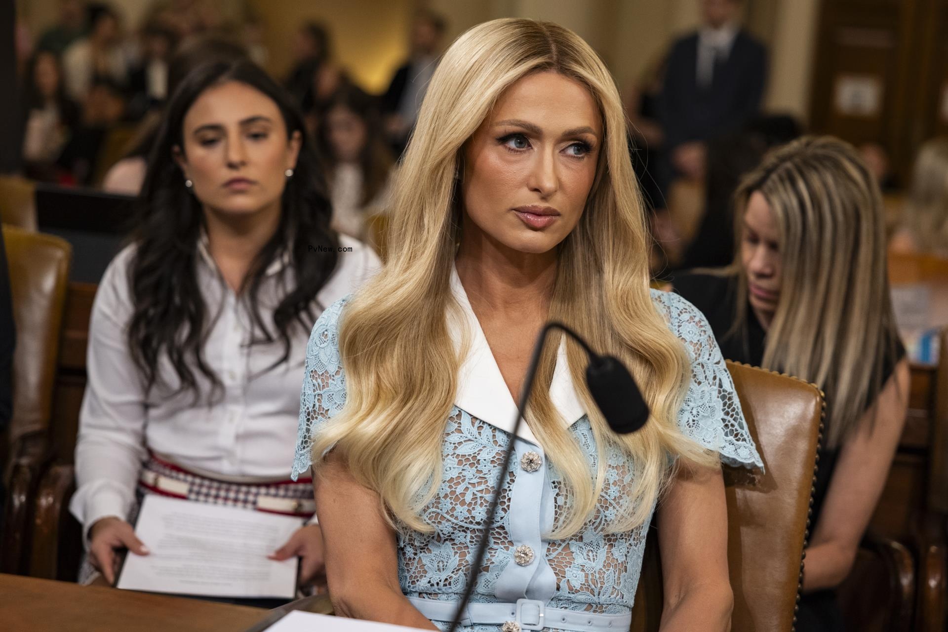 Paris Hilton at Capitol Hill.