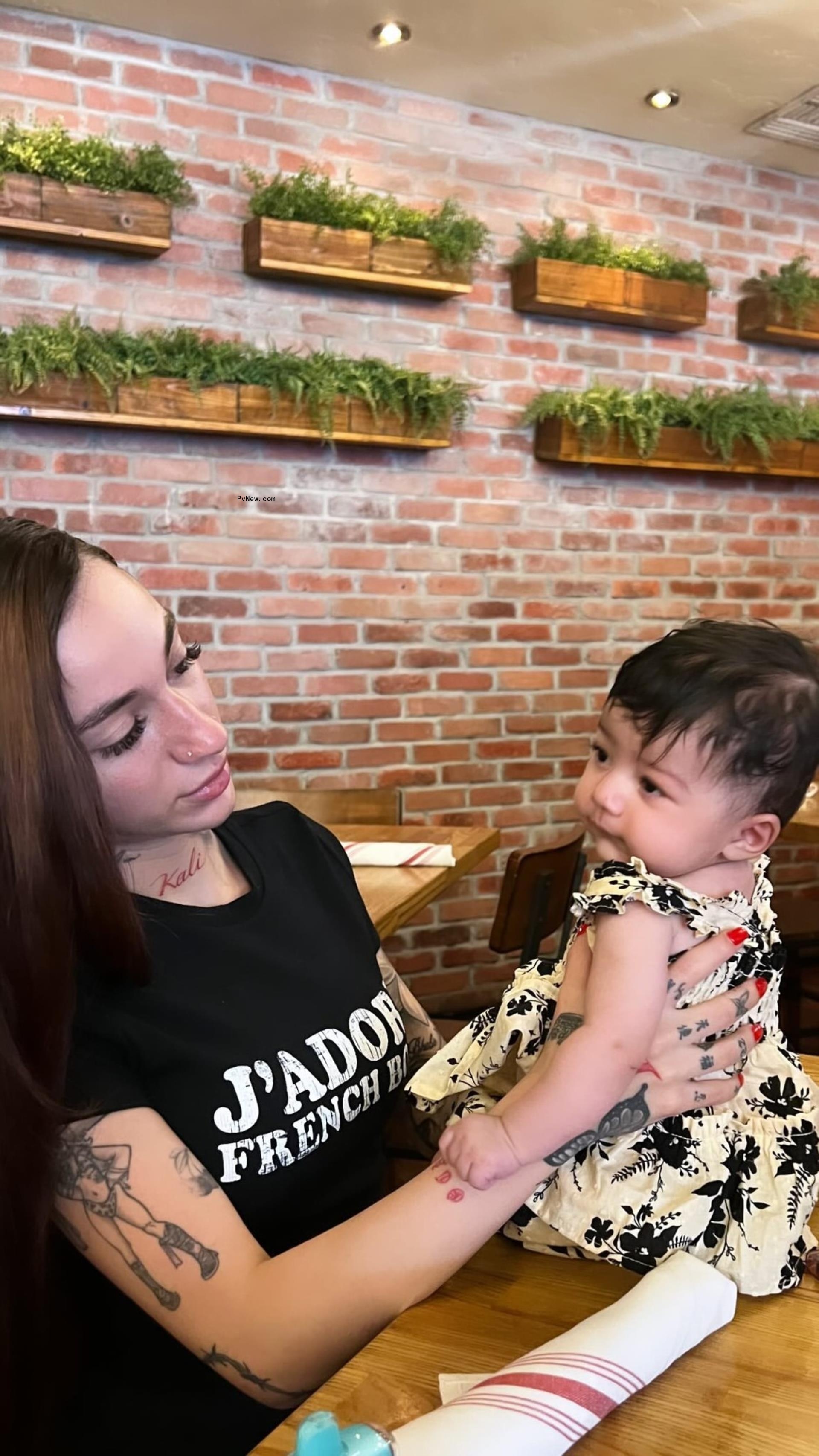 Bhad Bhabie and daughter