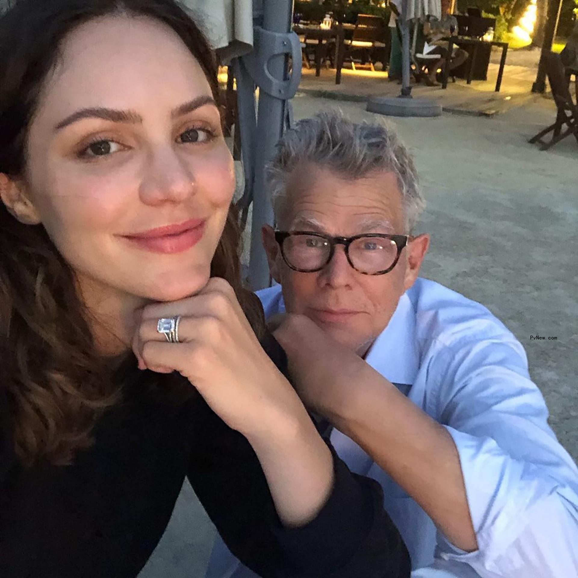 Katharine McPhee and David Foster