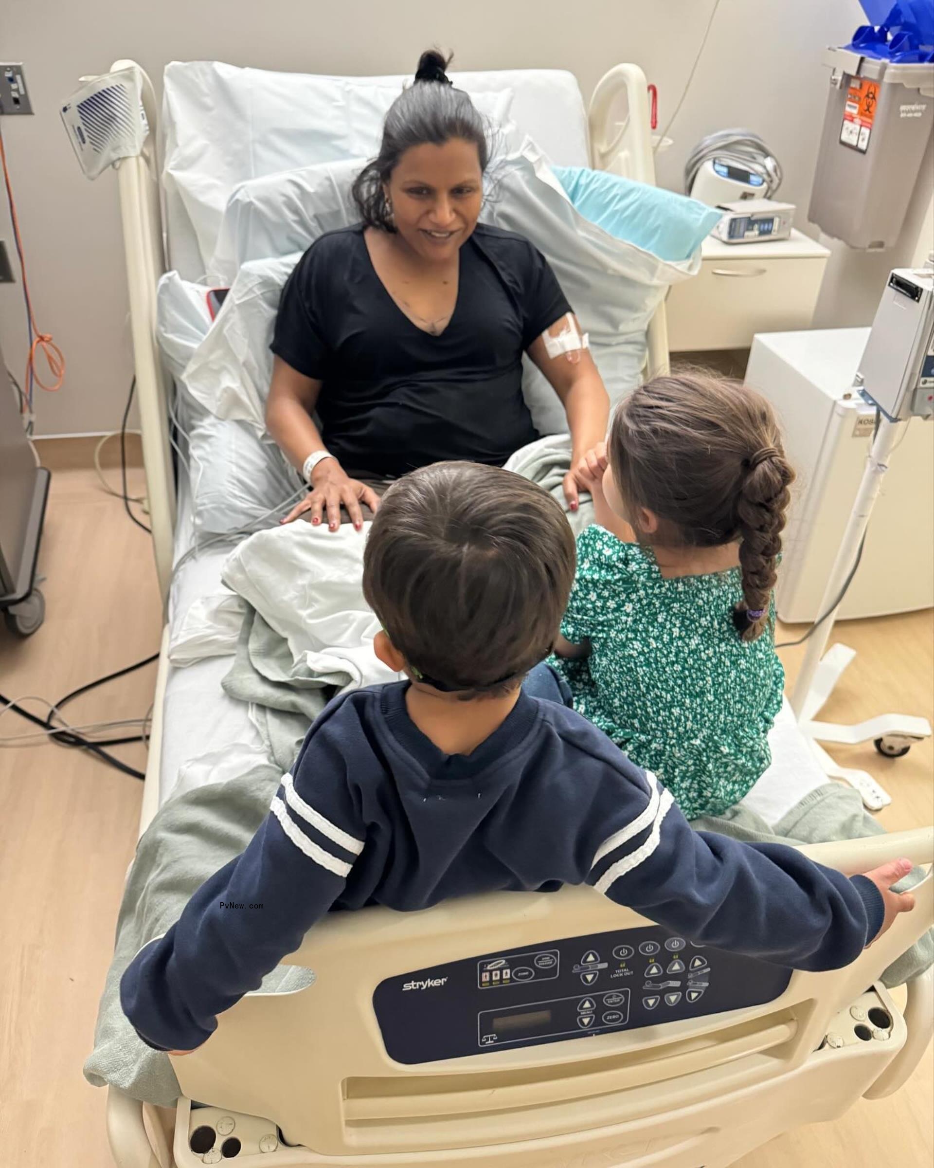 Mindy Kaling and kids