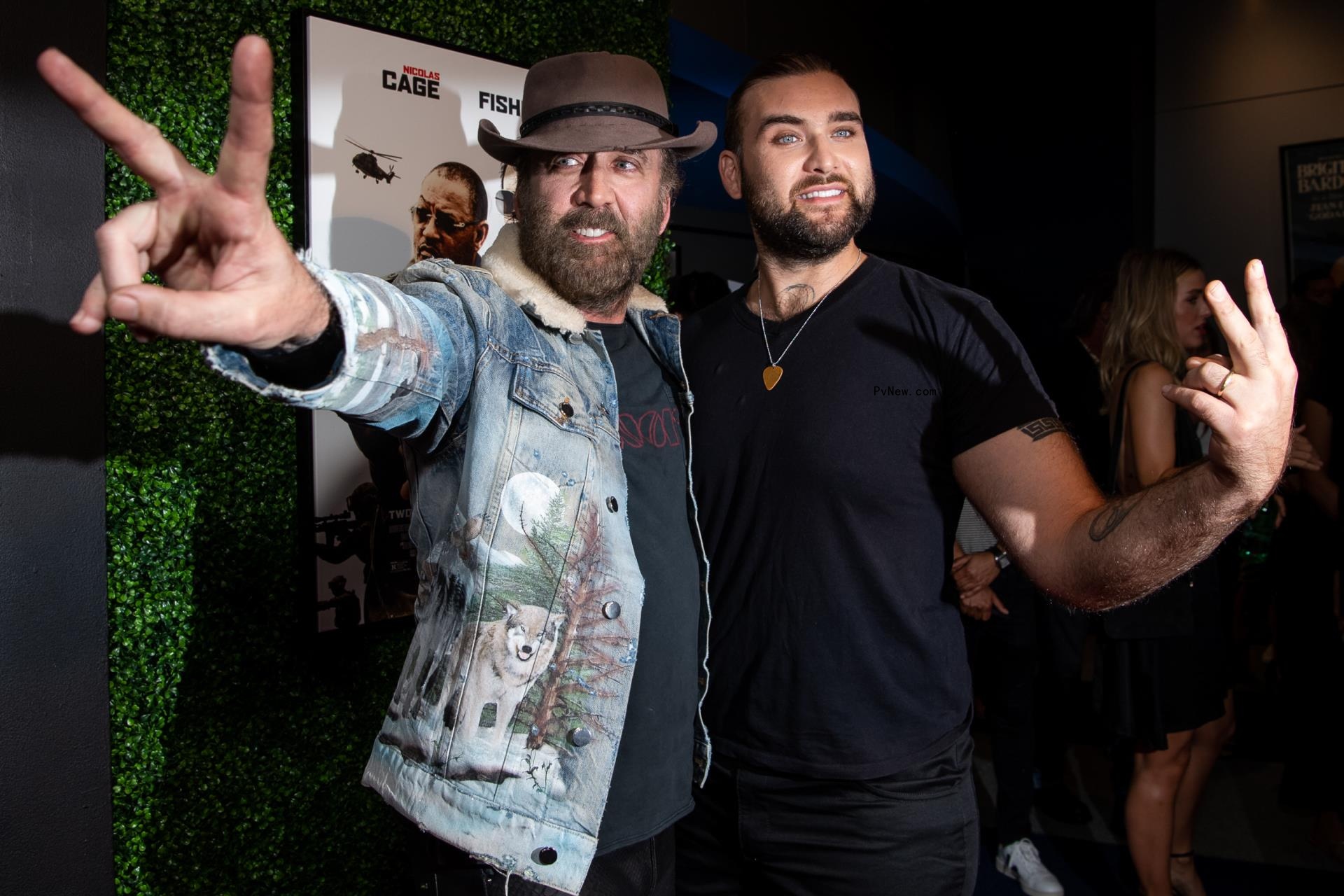 Nicolas Cage and Weston Coppola Cage.
