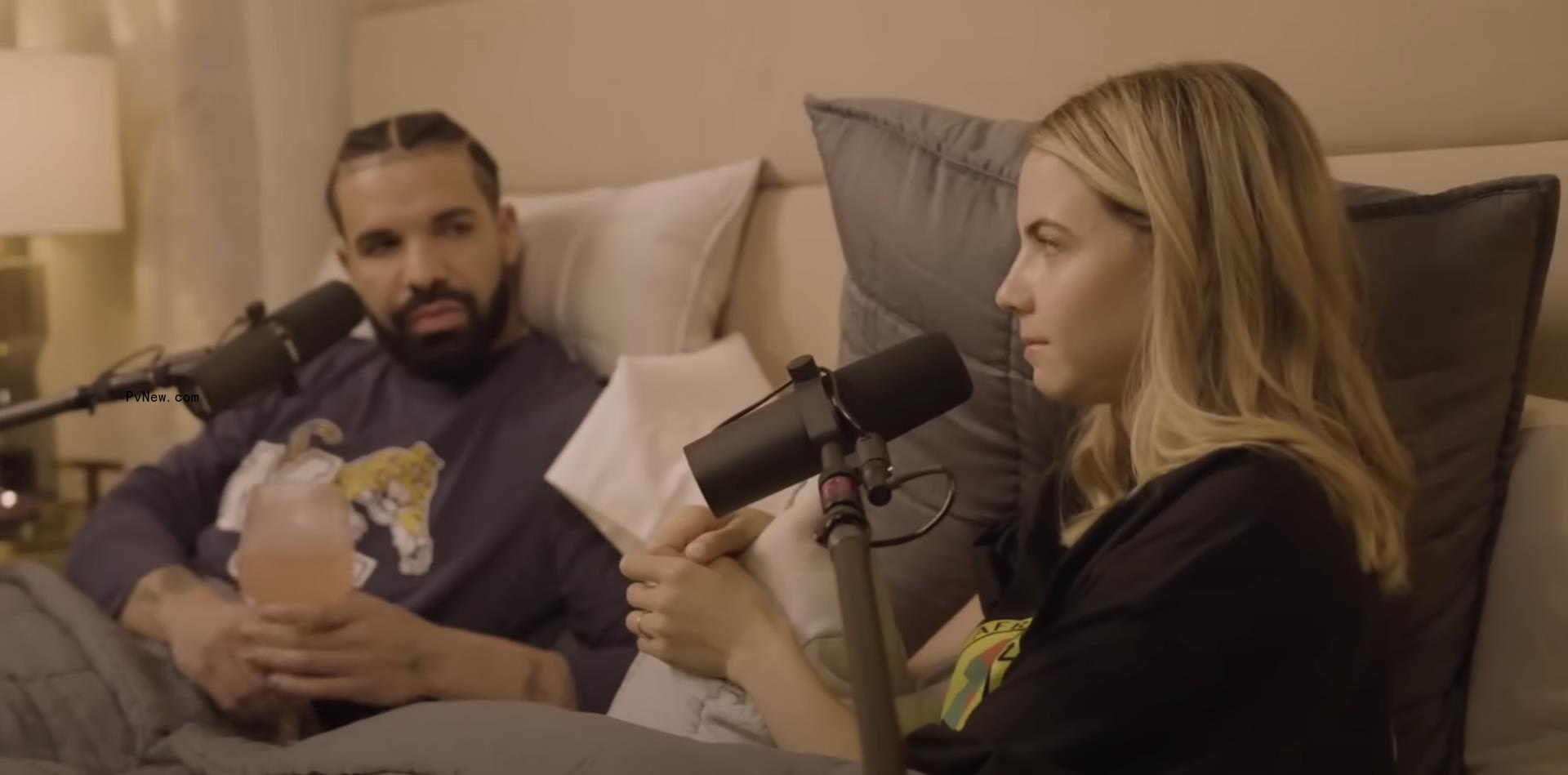 Bobbi Althoff and Drake