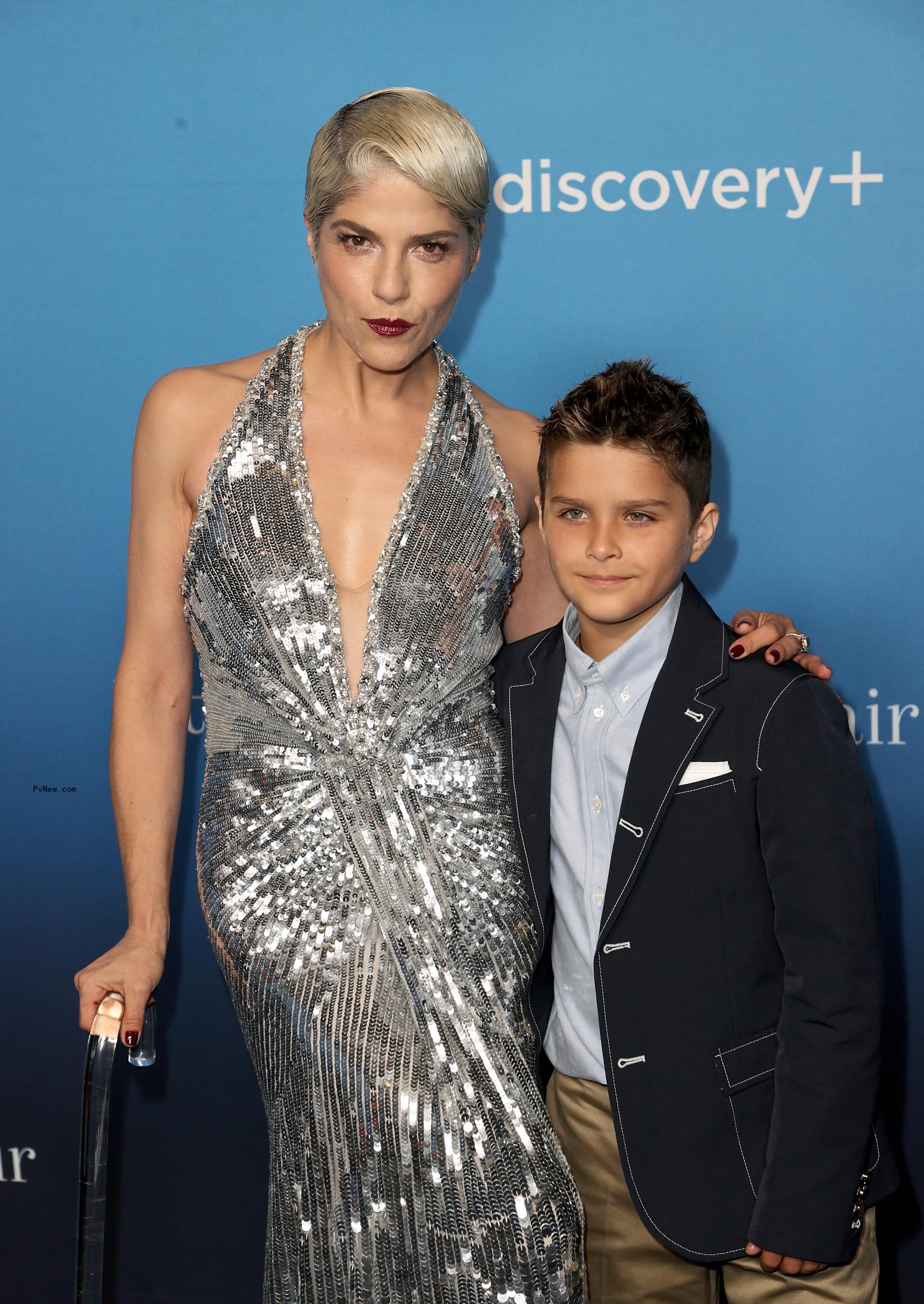 Arthur Bleick and Selma Blair