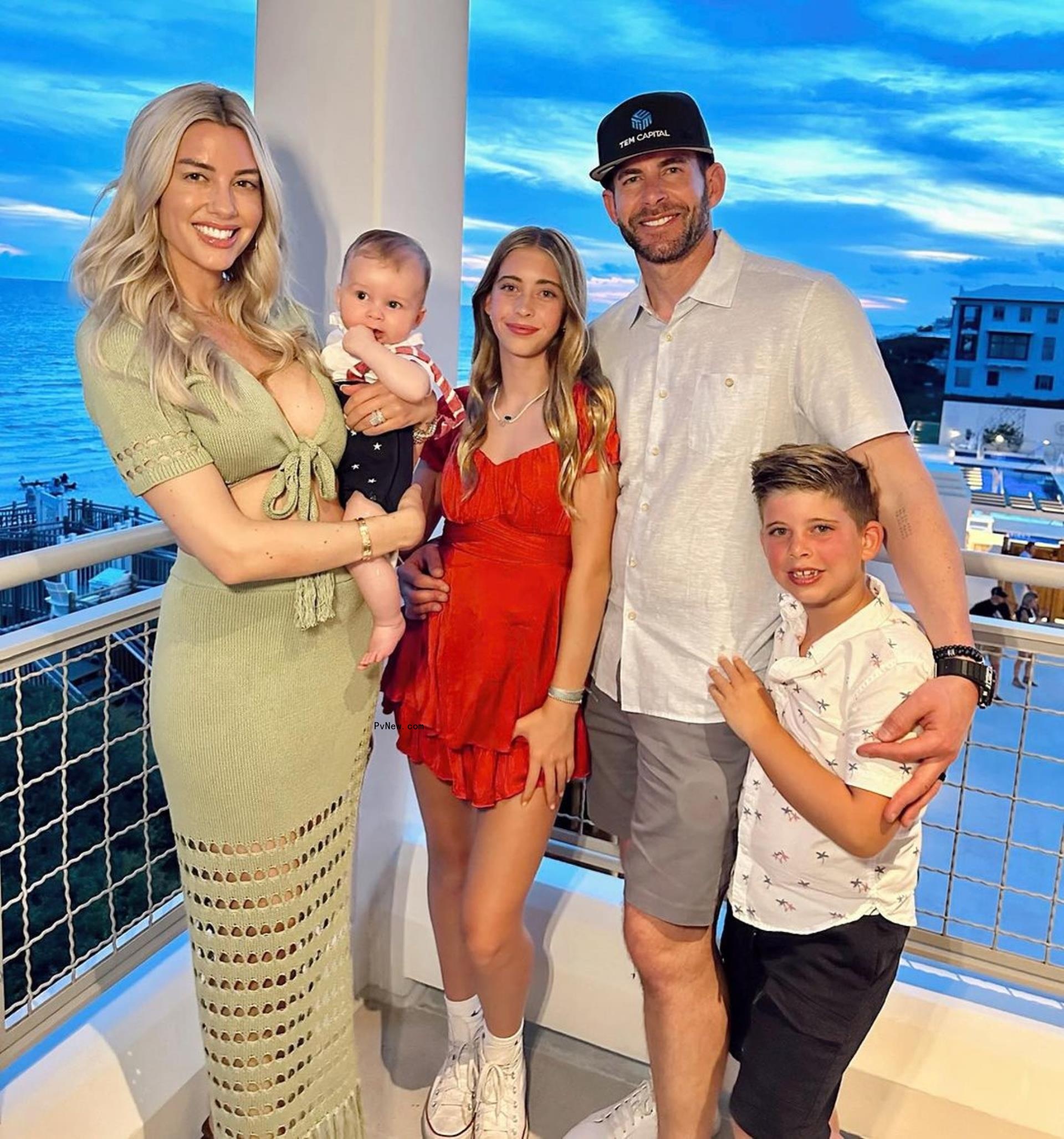 Heather Rae Young, Tarek El Moussa and their blended family.