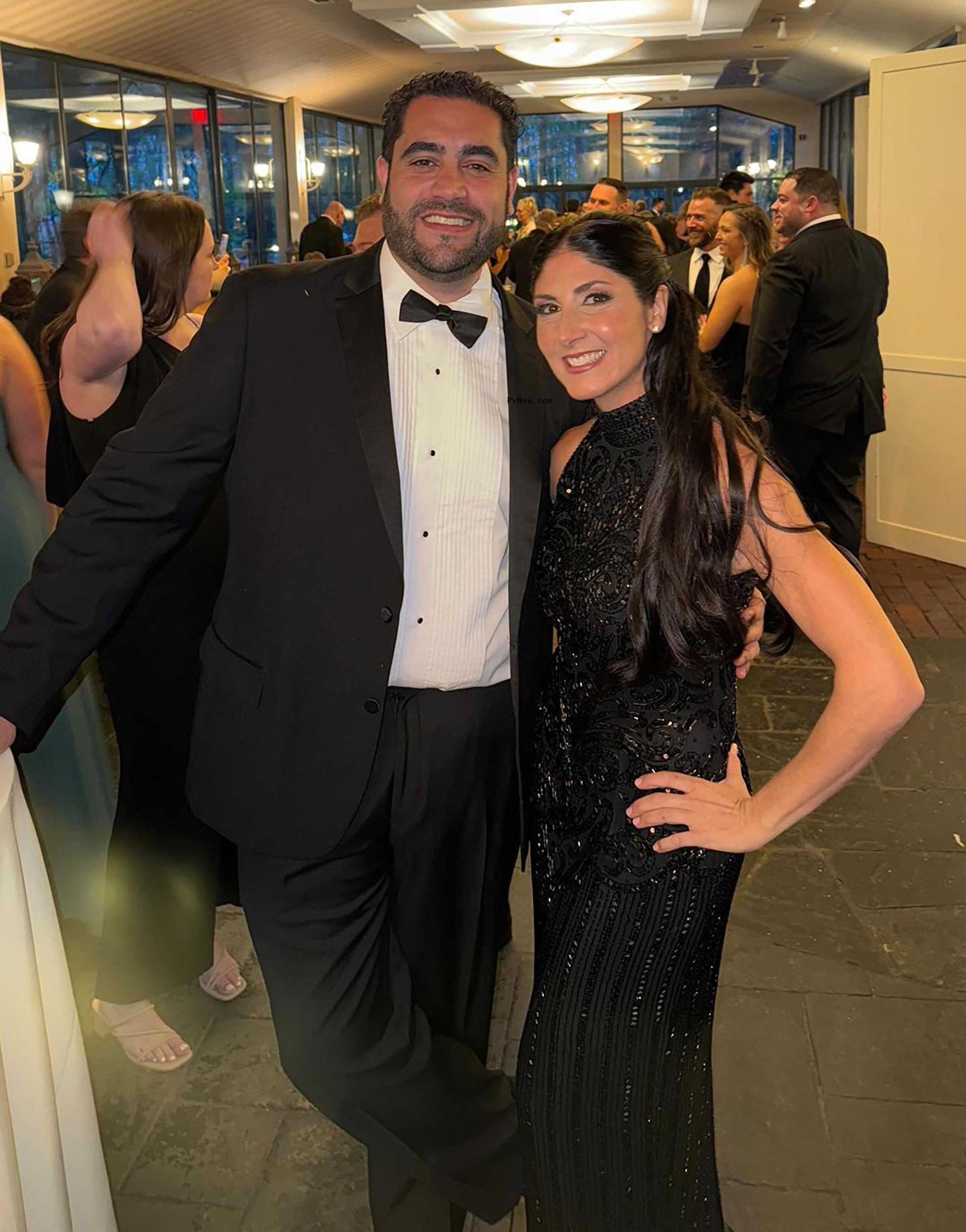 Vito Scalia and Dominique Valenti posing together