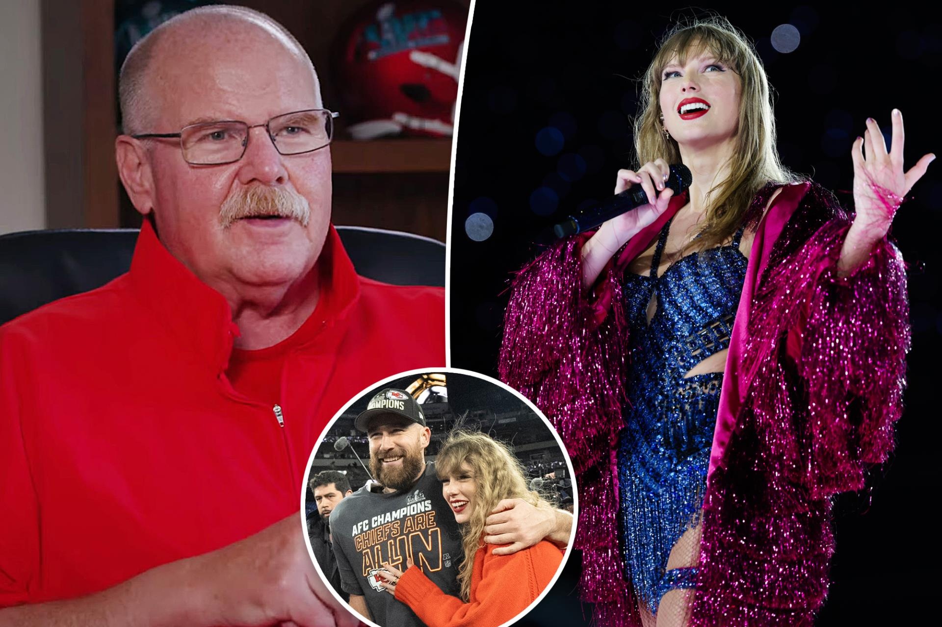 ‘Outgoing’ Travis Kelce ‘can handle’ Taylor Swift fame, says Chiefs coach Andy Reid