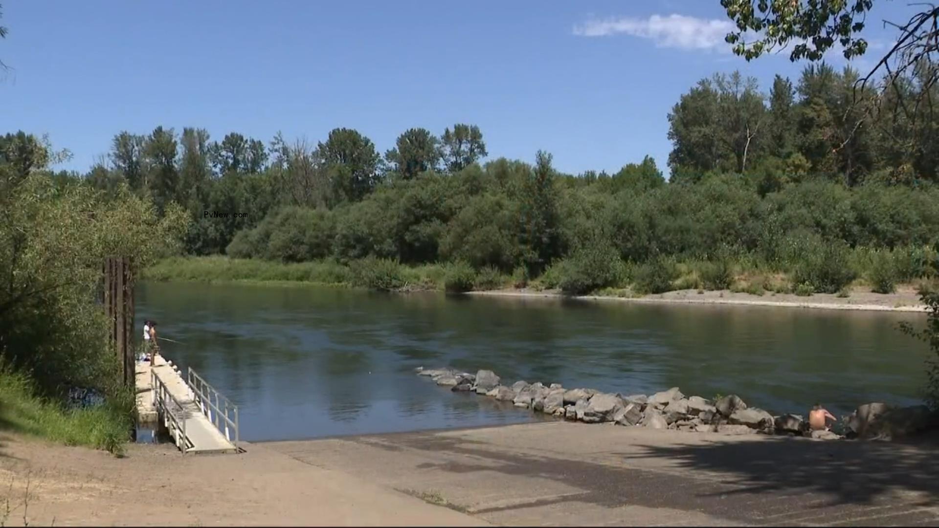 The Willamette River. 