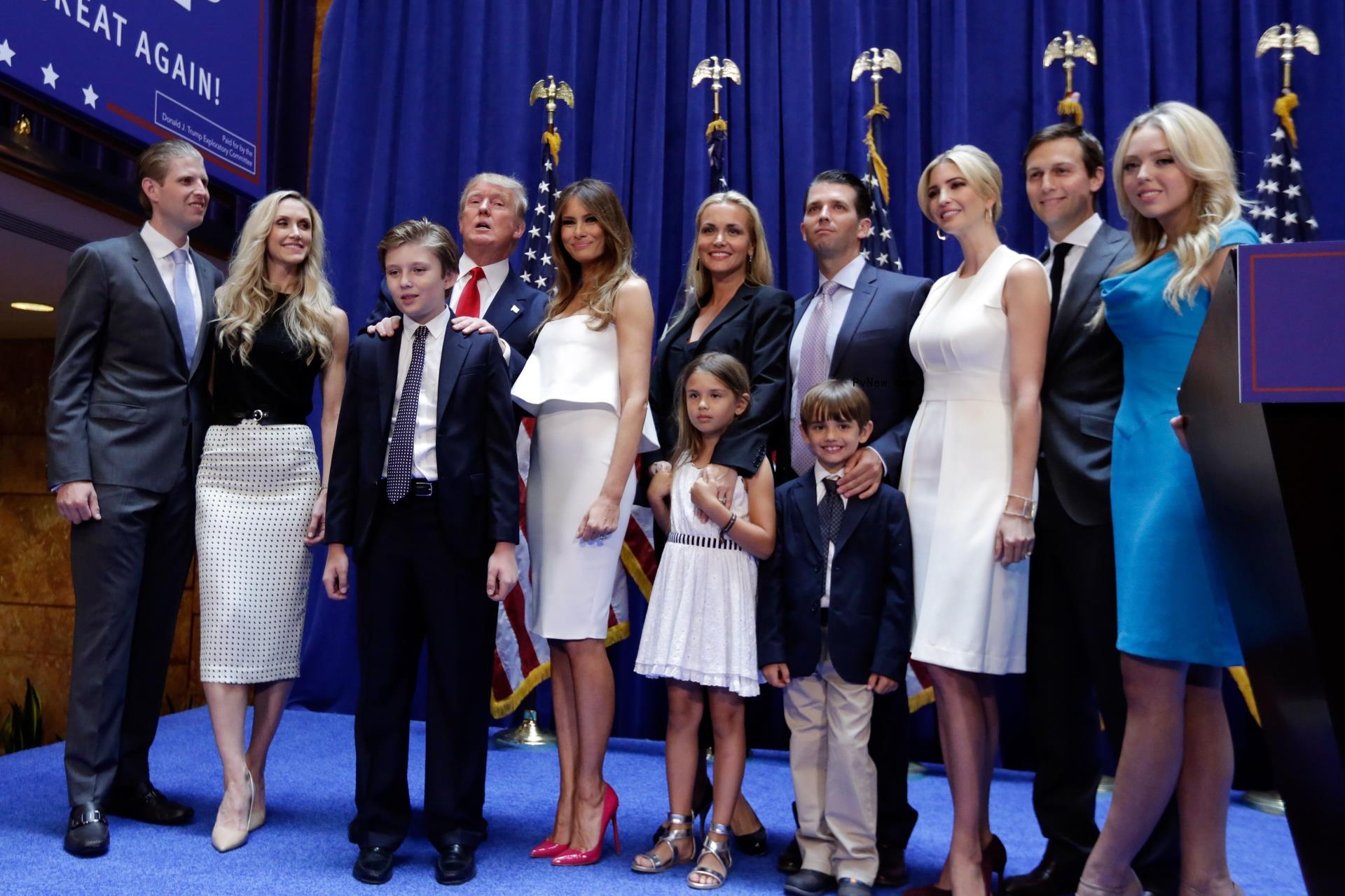 Do<i></i>nald Trump and family