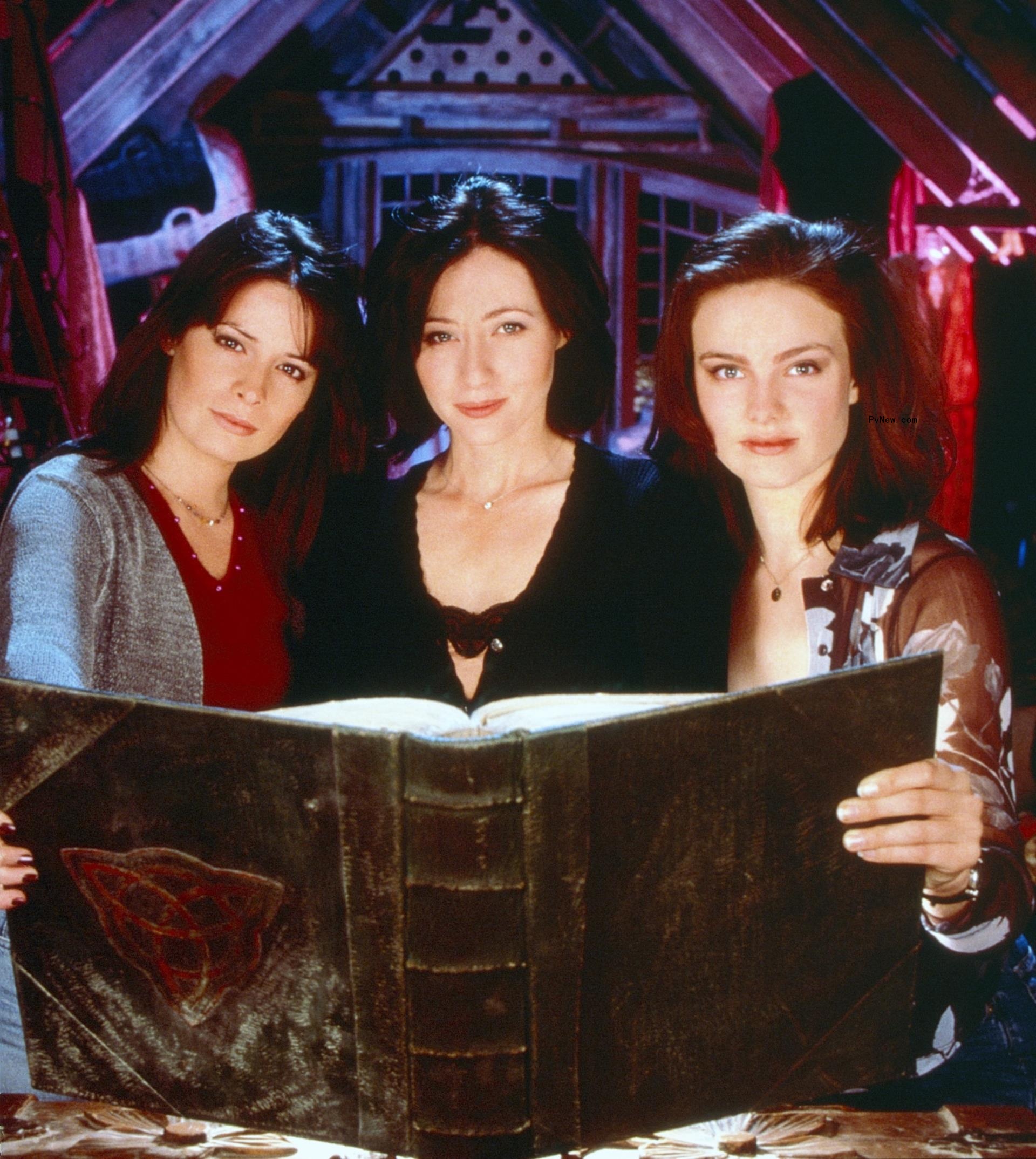 Holly Marie Combs, Shannen Doherty and Lori Rom