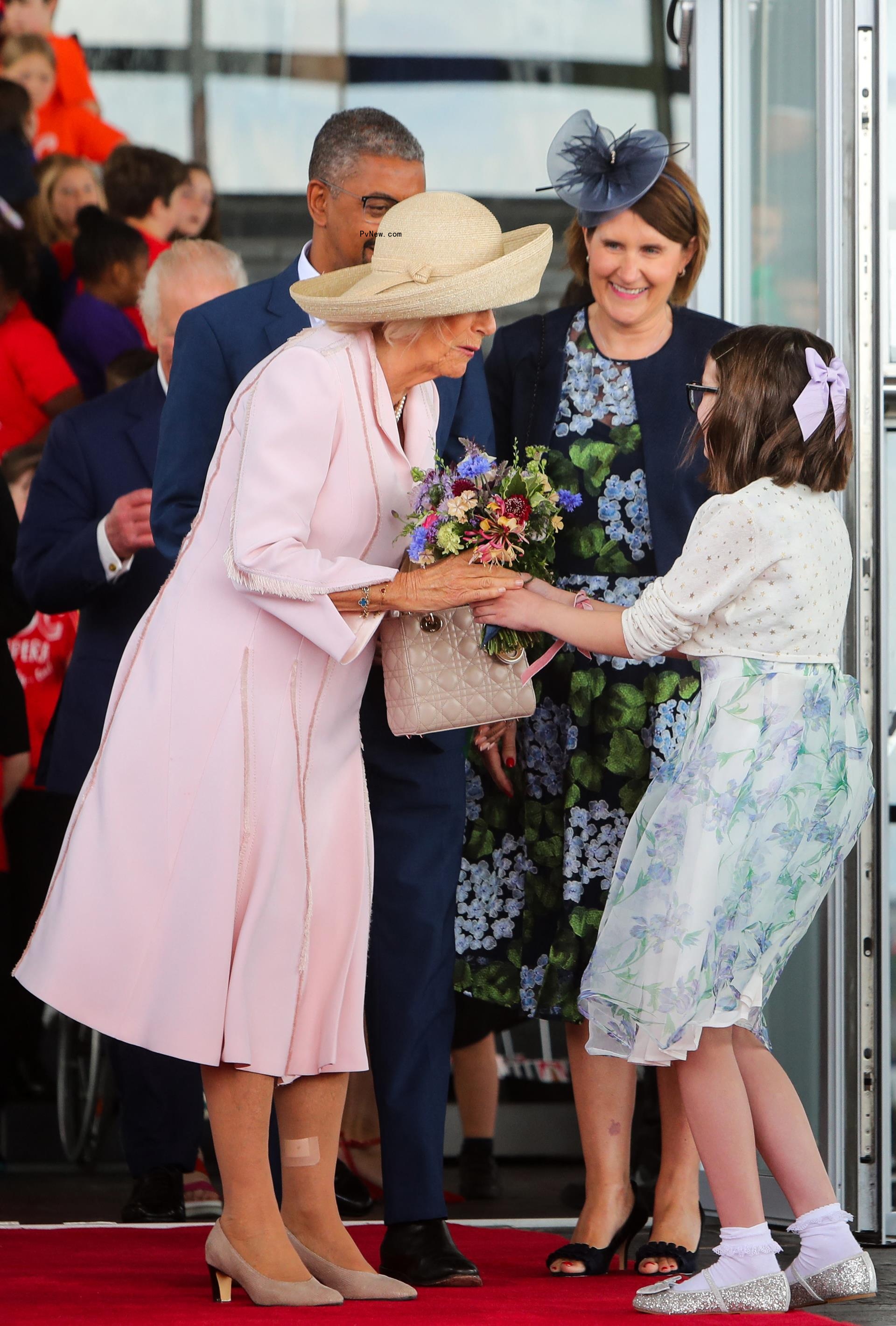 Queen Camilla carries Lady Dior bag made famous by Princess Diana