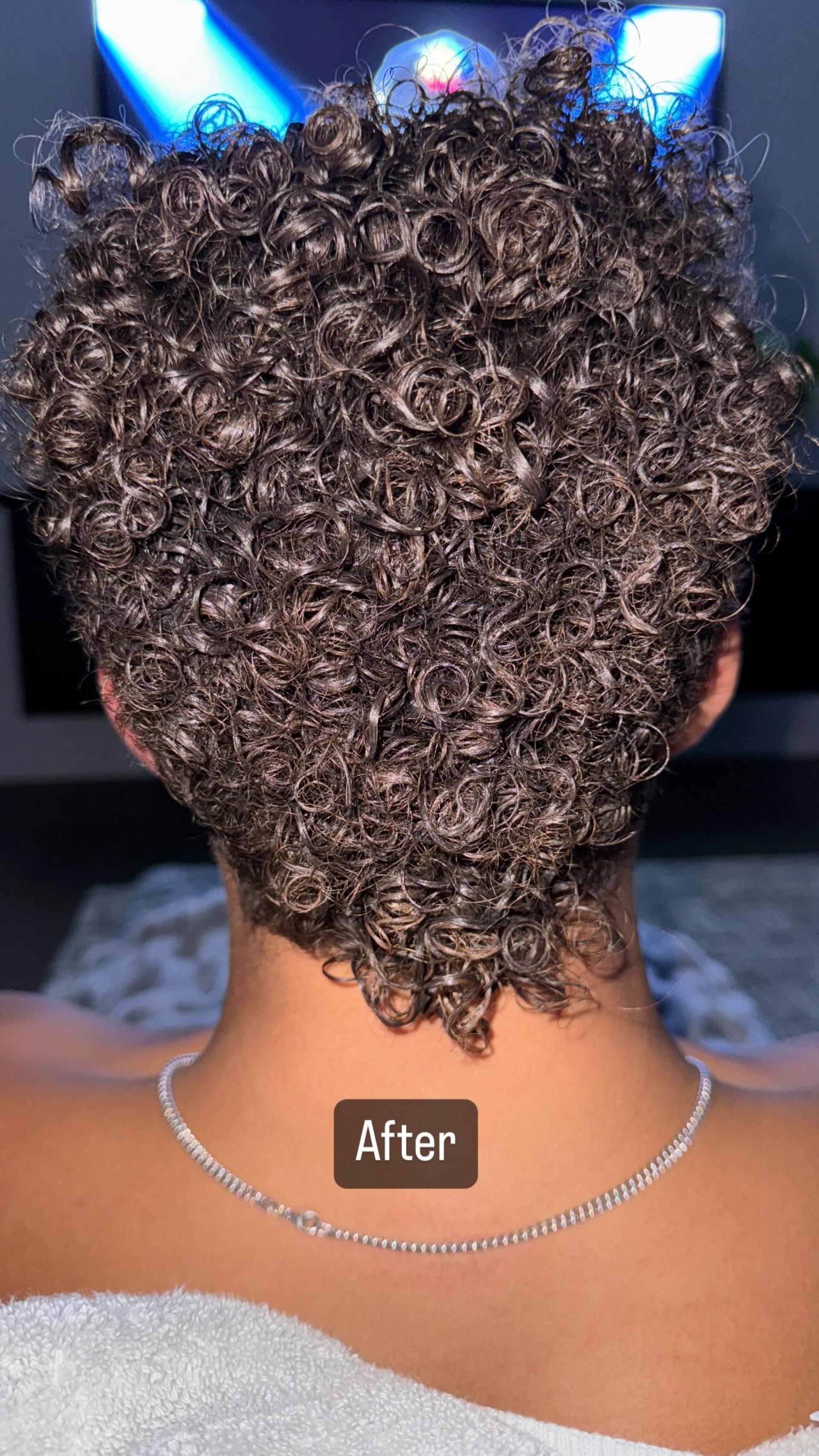The back of Patrick Mahomes' head