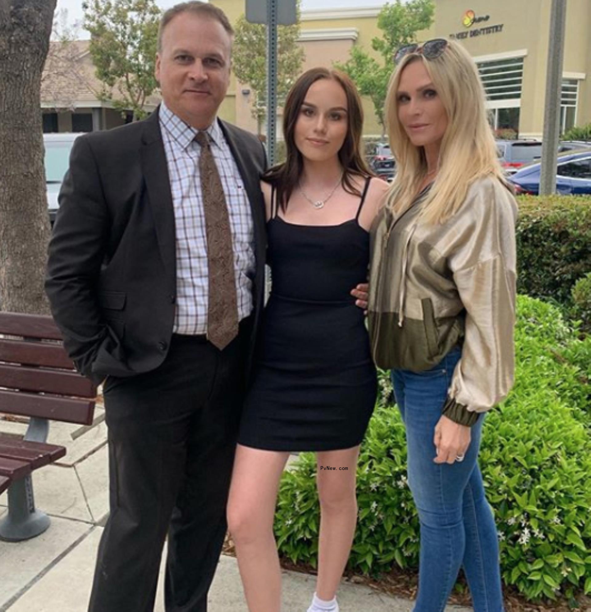 Simon Barney and Tamra Judge with daughter Sophia