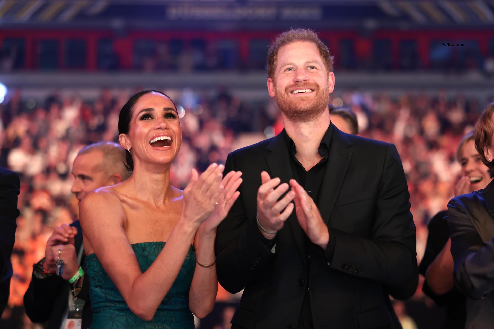Prince Harry and Meghan Markle in Germany.