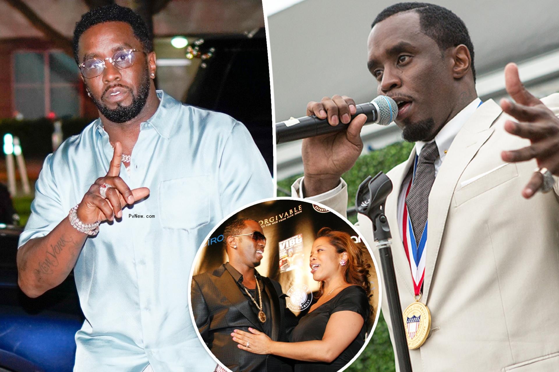 Diddy and Danyel Smith